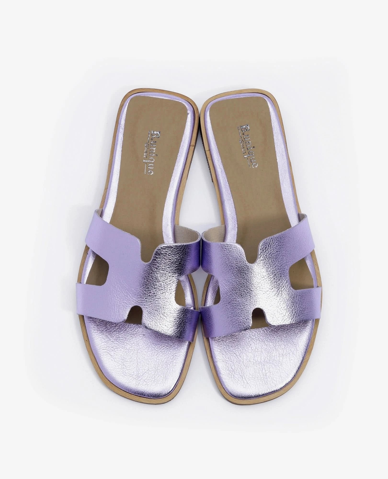 כפכפים שטוחים מרובעים - מיקה - B Unique