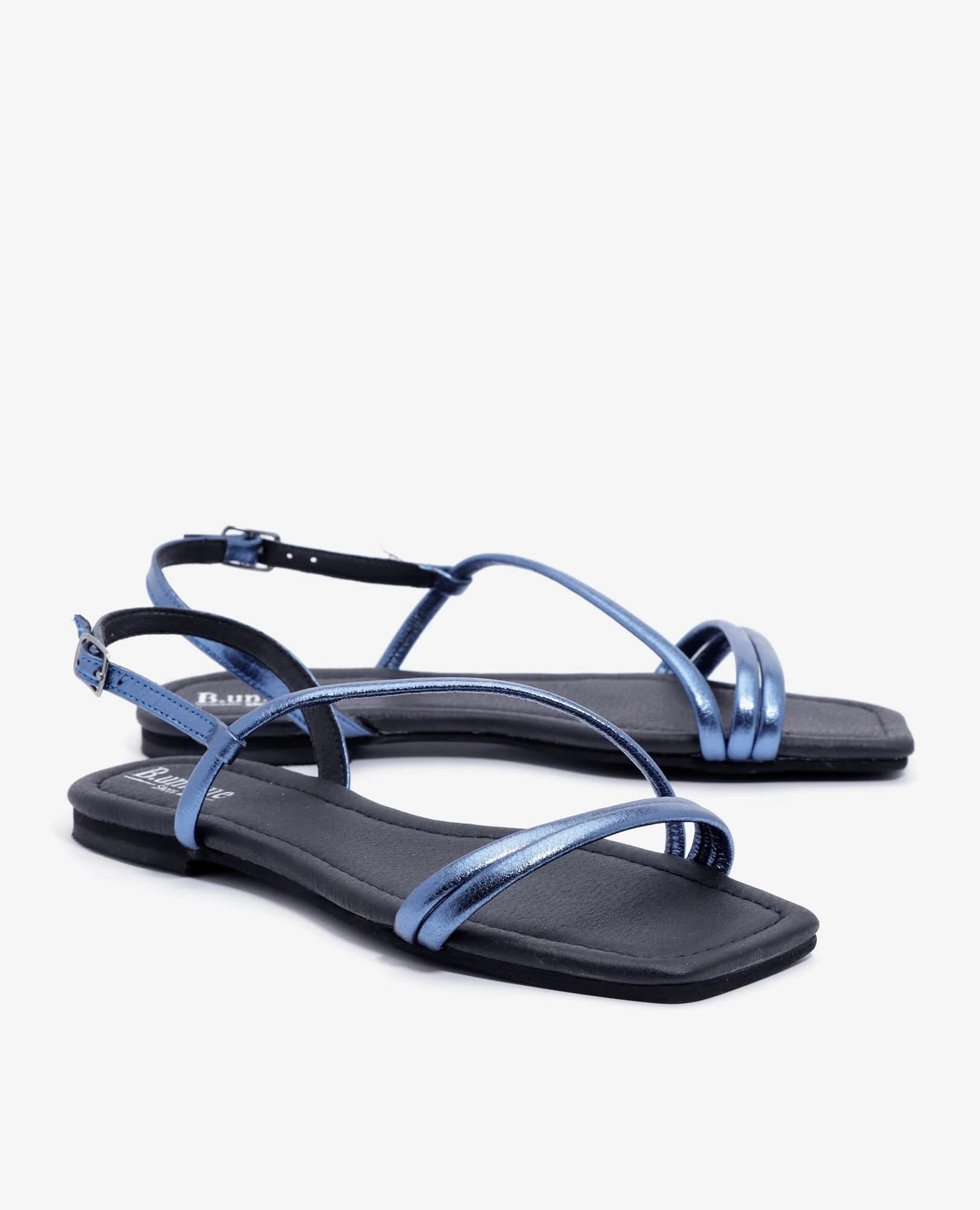 סנדלים שטוחים מטאליים- דקל