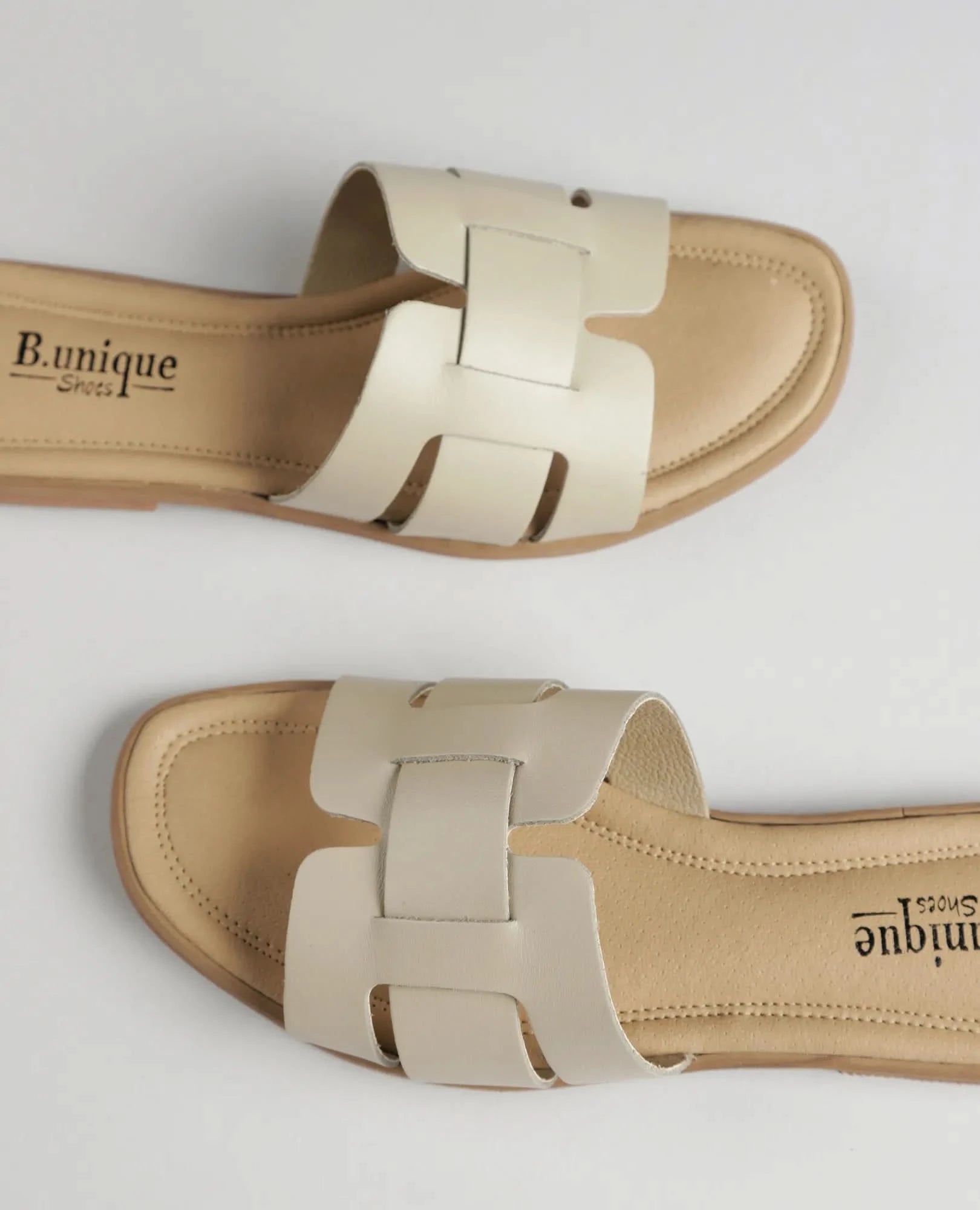 כפכפי נשים עם רצועות- קים - B Unique - כפכפים