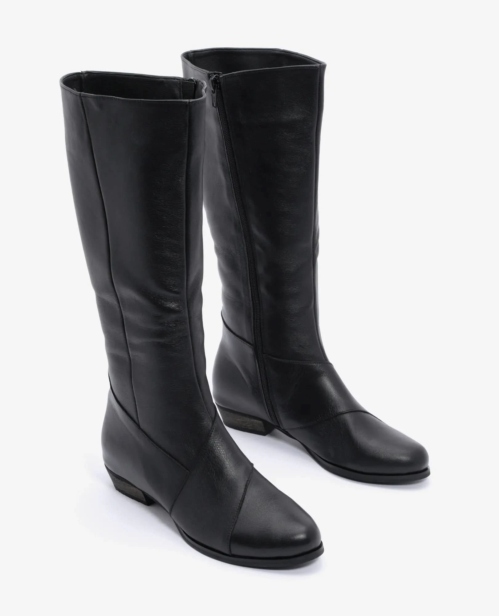 מגפיים - מגפיים לנשים מעור איכותי - דגם מגפי עמנואל - בי יוניק