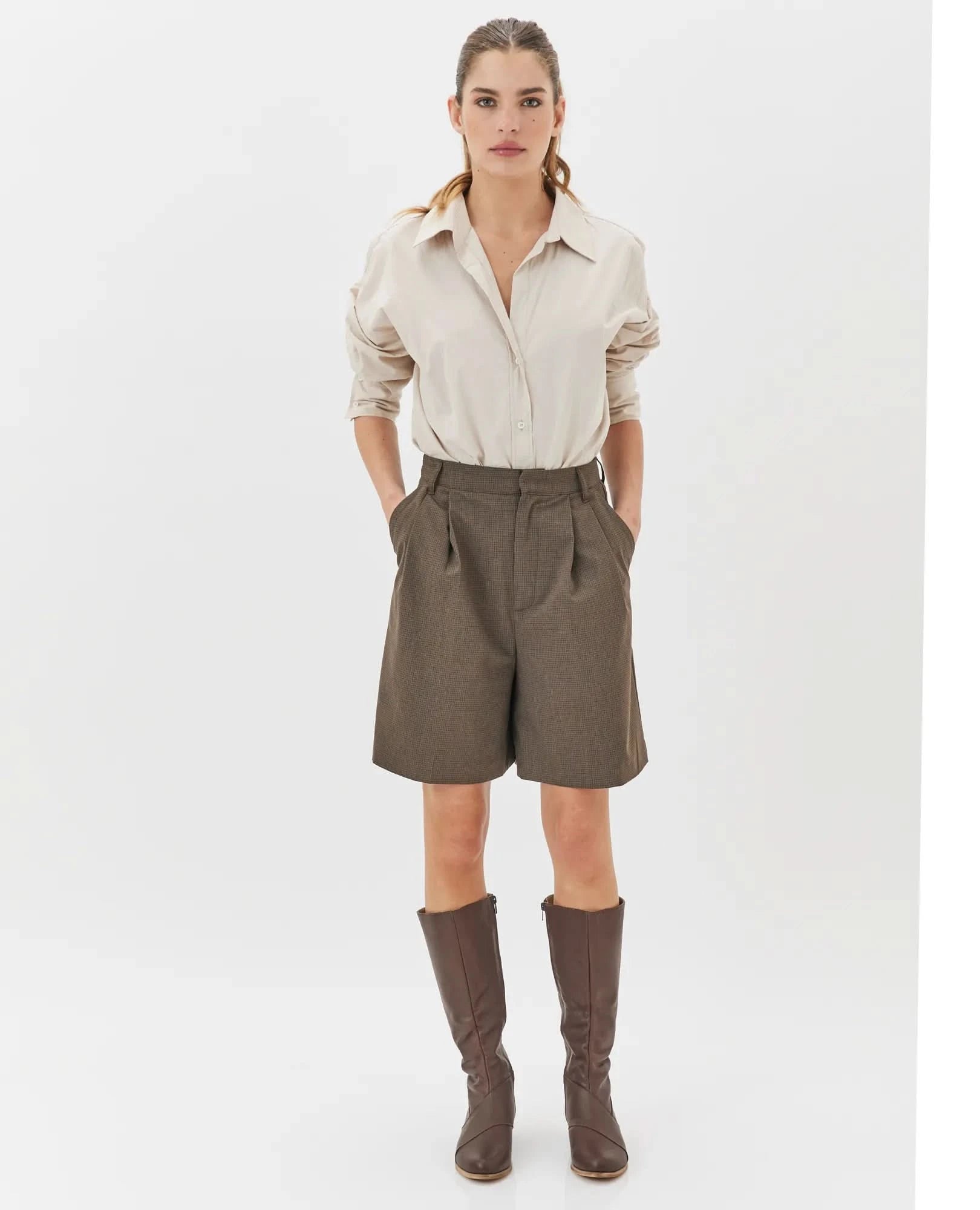 מגפיים - מגפיים לנשים מעור איכותי - דגם מגפי עמנואל - בי יוניק