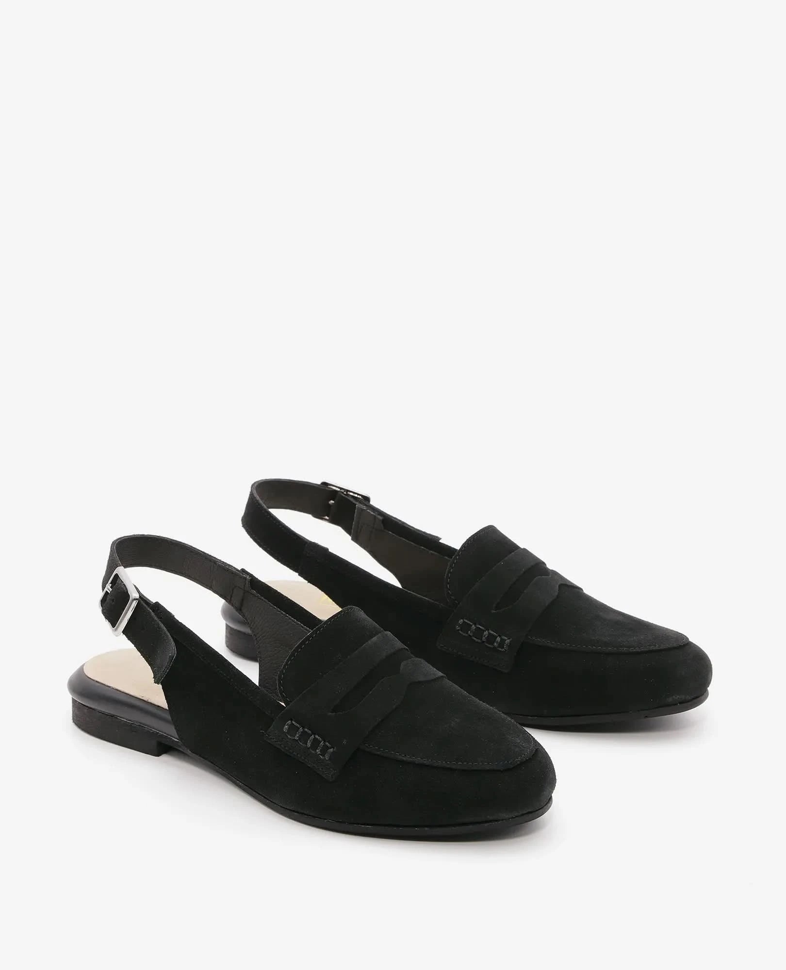 נעלי מוקסין לנשים מעור זמש איכותי דגם לורי | נעלי נשים בי יוניק