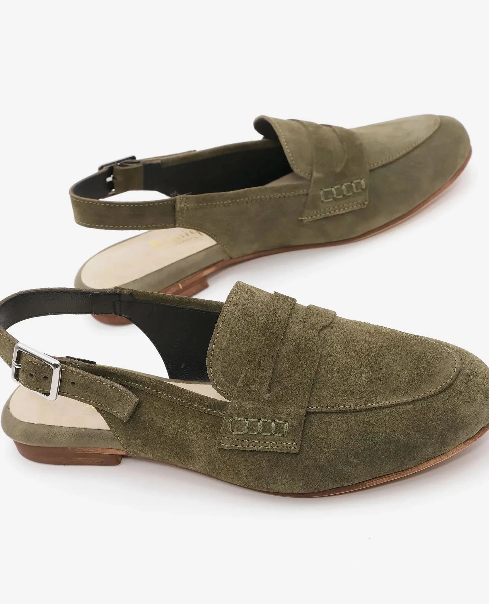 נעלי מוקסין לנשים מעור זמש איכותי דגם לורי | נעלי נשים בי יוניק