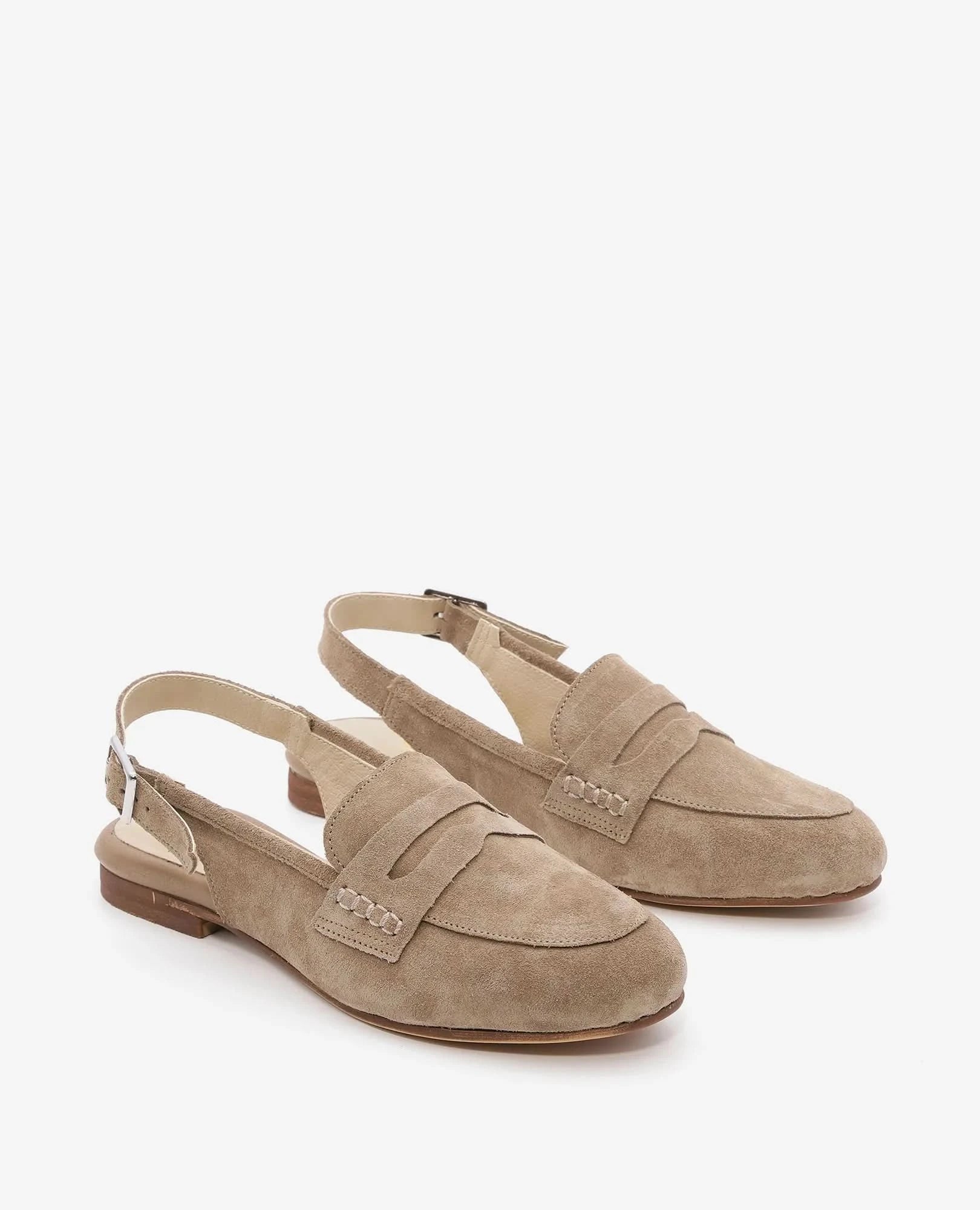 נעלי מוקסין לנשים מעור זמש איכותי דגם לורי | נעלי נשים בי יוניק