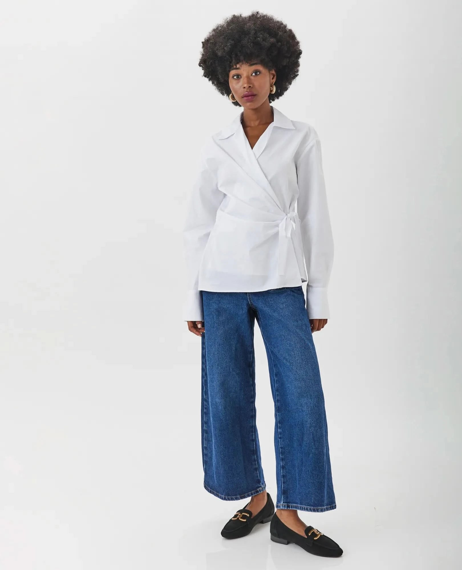 נעלי מוקסין לנשים עשויות עור איכותי דגם שני| נעלי מוקסין-בי יוניק