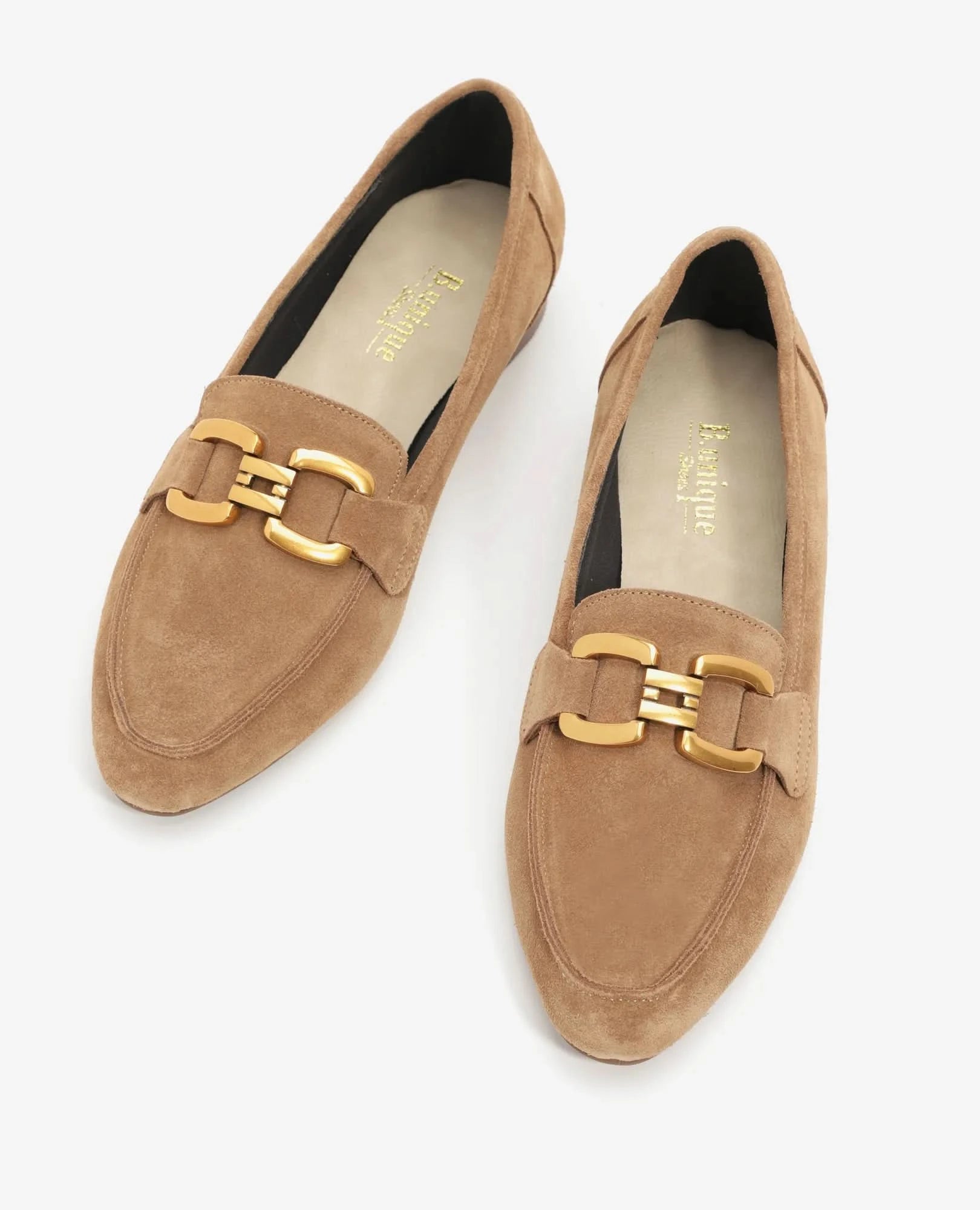 נעלי מוקסין לנשים עשויות עור איכותי דגם שני| נעלי מוקסין-בי יוניק