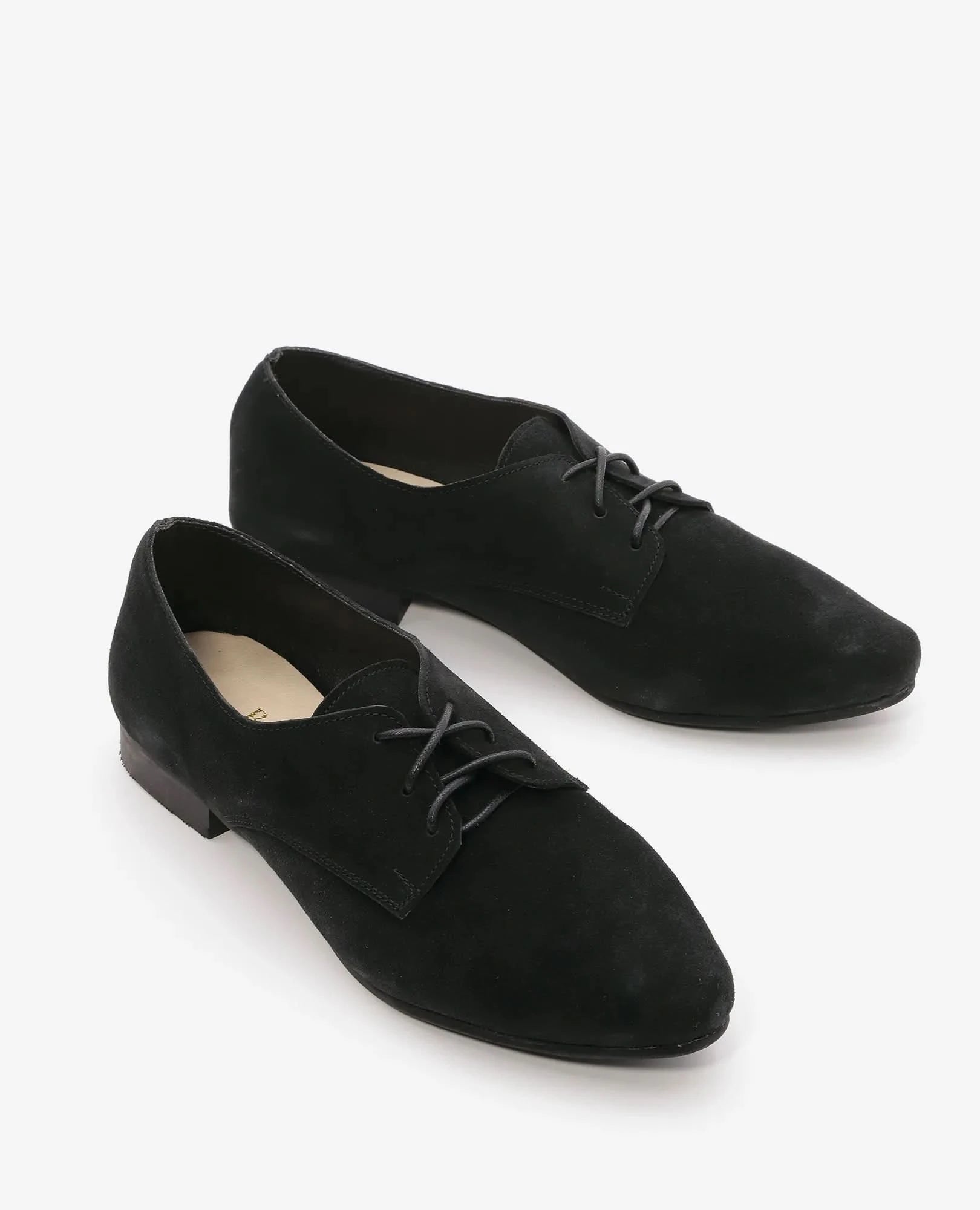 נעלי אוקספורד שטוחות מעור איכותי דגם אליסיה | נעלי נשים בי יוניק