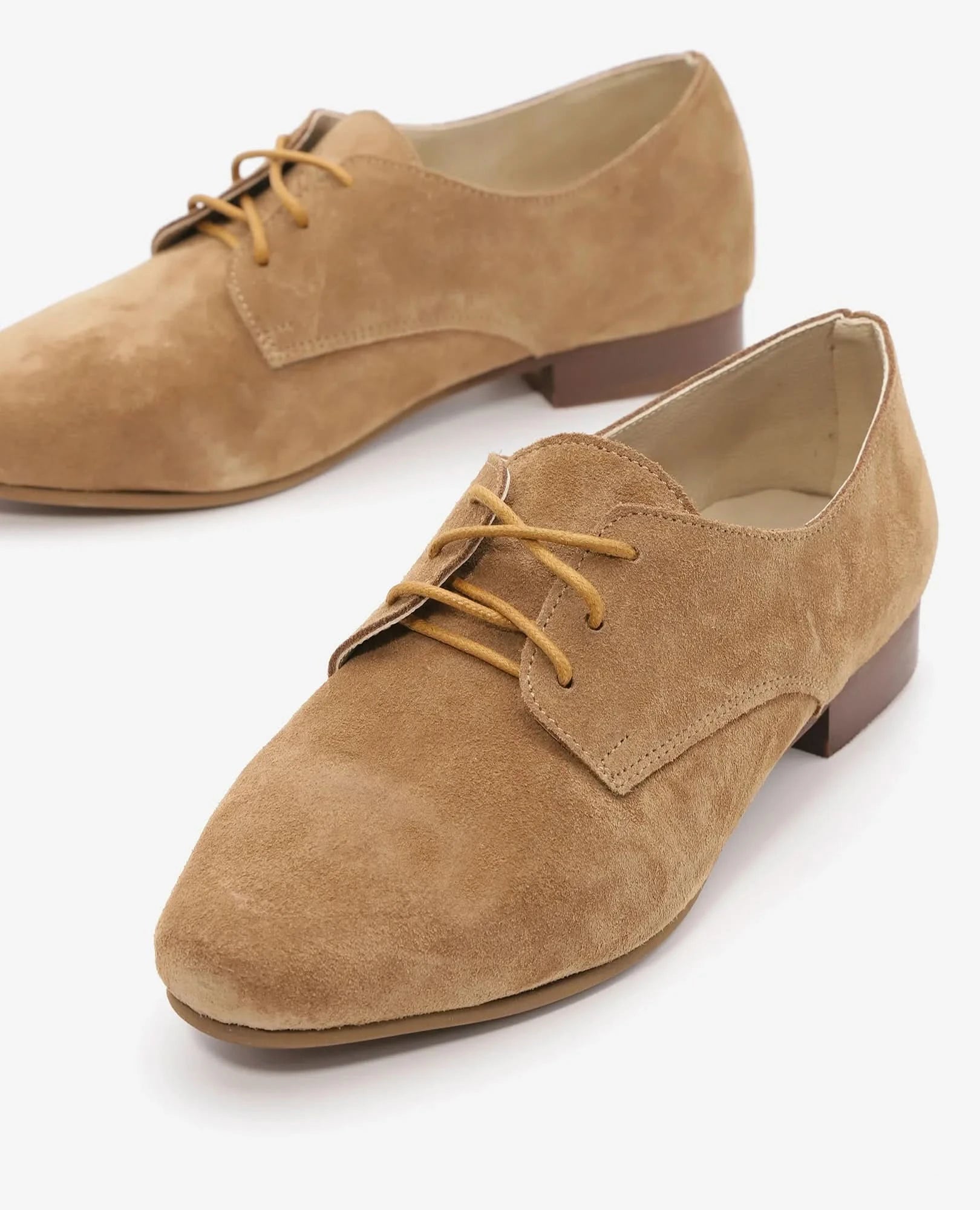 נעלי אוקספורד שטוחות מעור איכותי דגם אליסיה | נעלי נשים בי יוניק