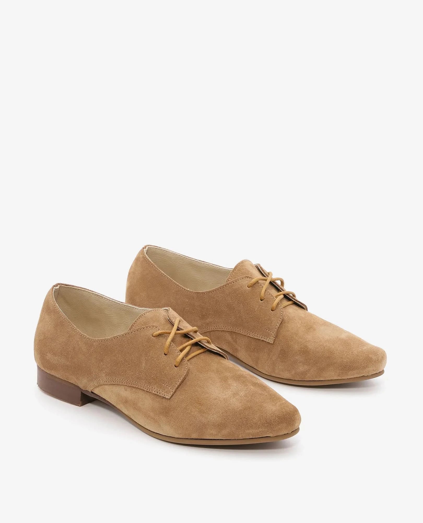 נעלי אוקספורד שטוחות מעור איכותי דגם אליסיה | נעלי נשים בי יוניק