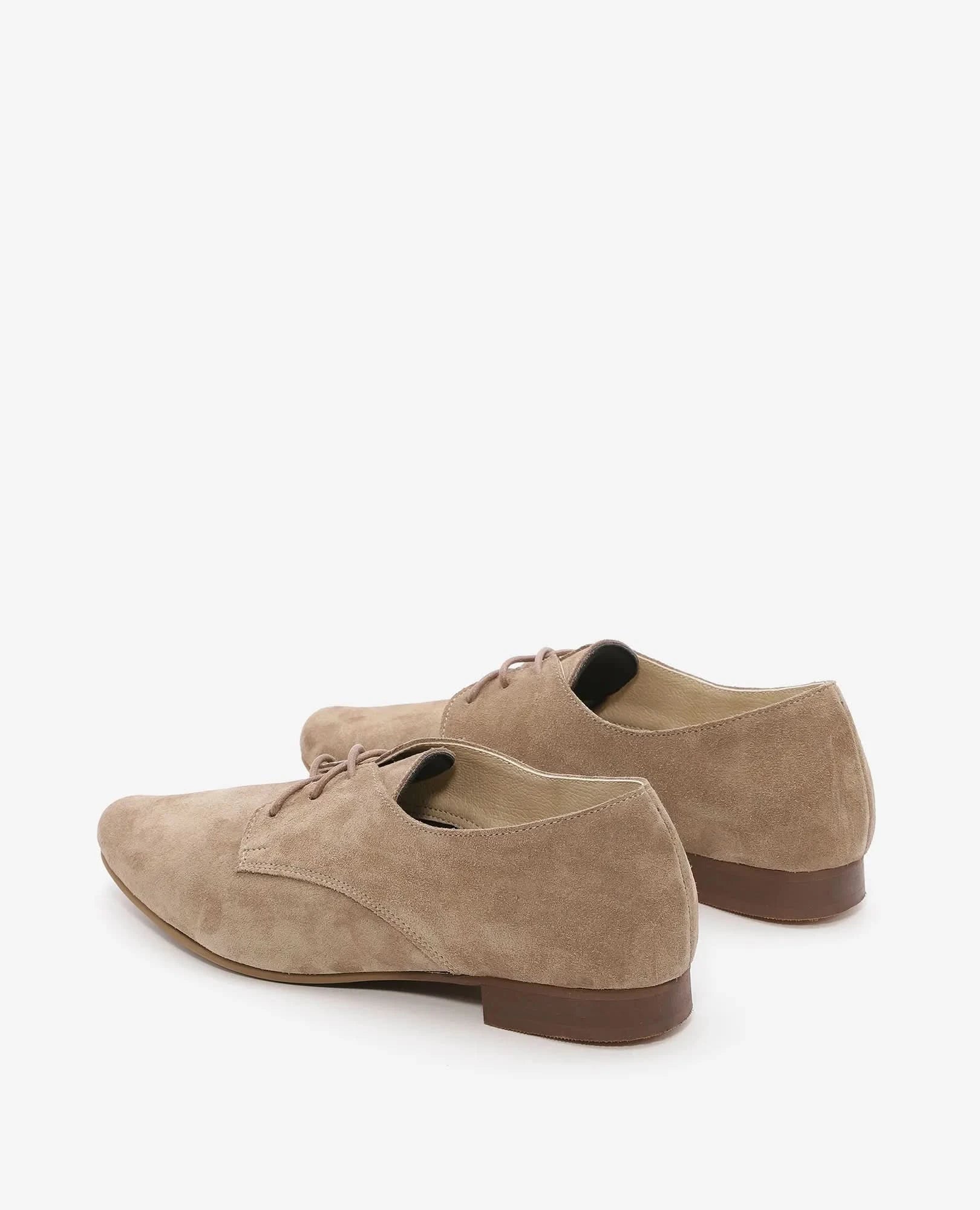 נעלי אוקספורד שטוחות מעור איכותי דגם אליסיה | נעלי נשים בי יוניק