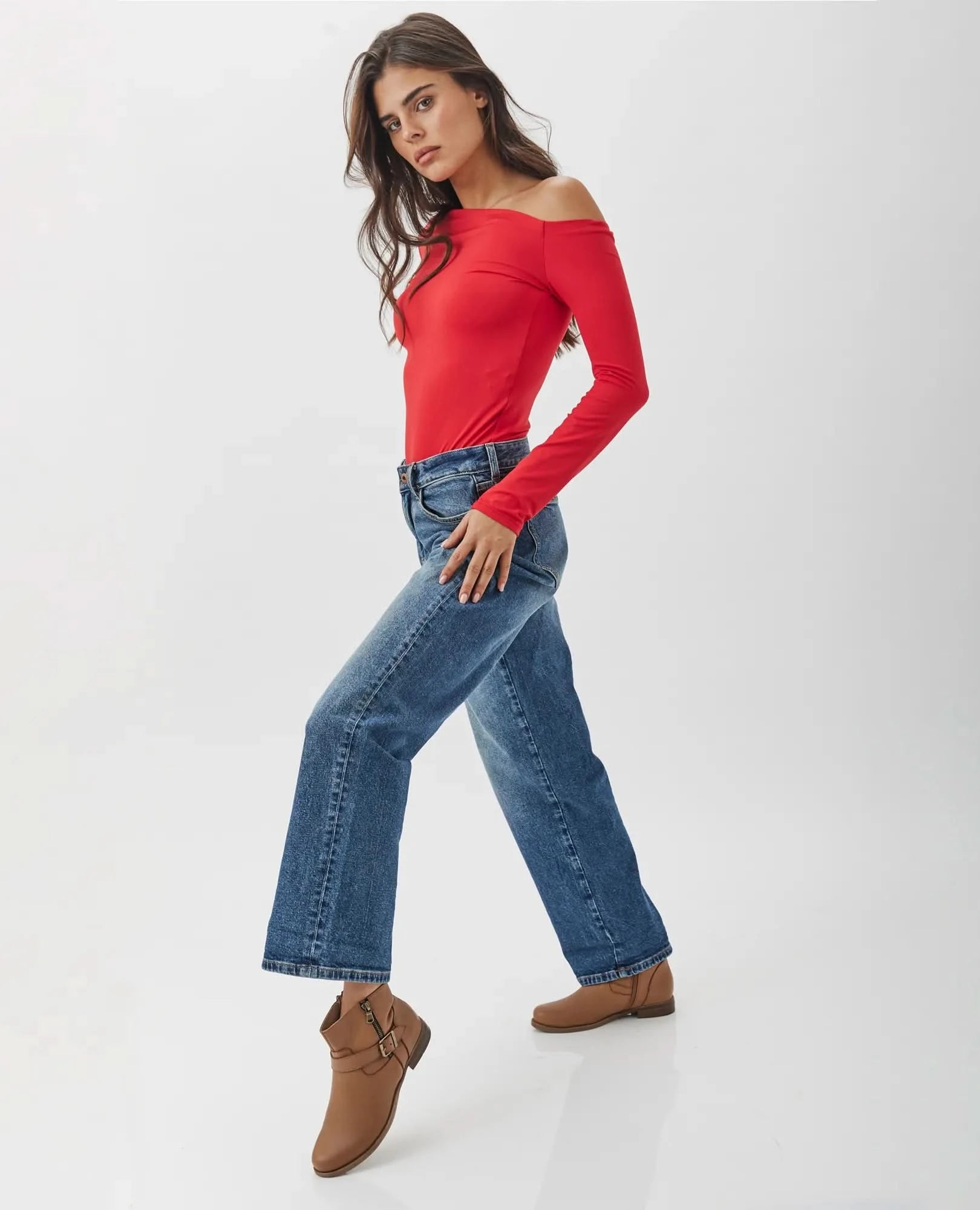 מגפונים קלאסיים לנשים דגם תמר | מגפונים מעור לנשים | בי יוניק