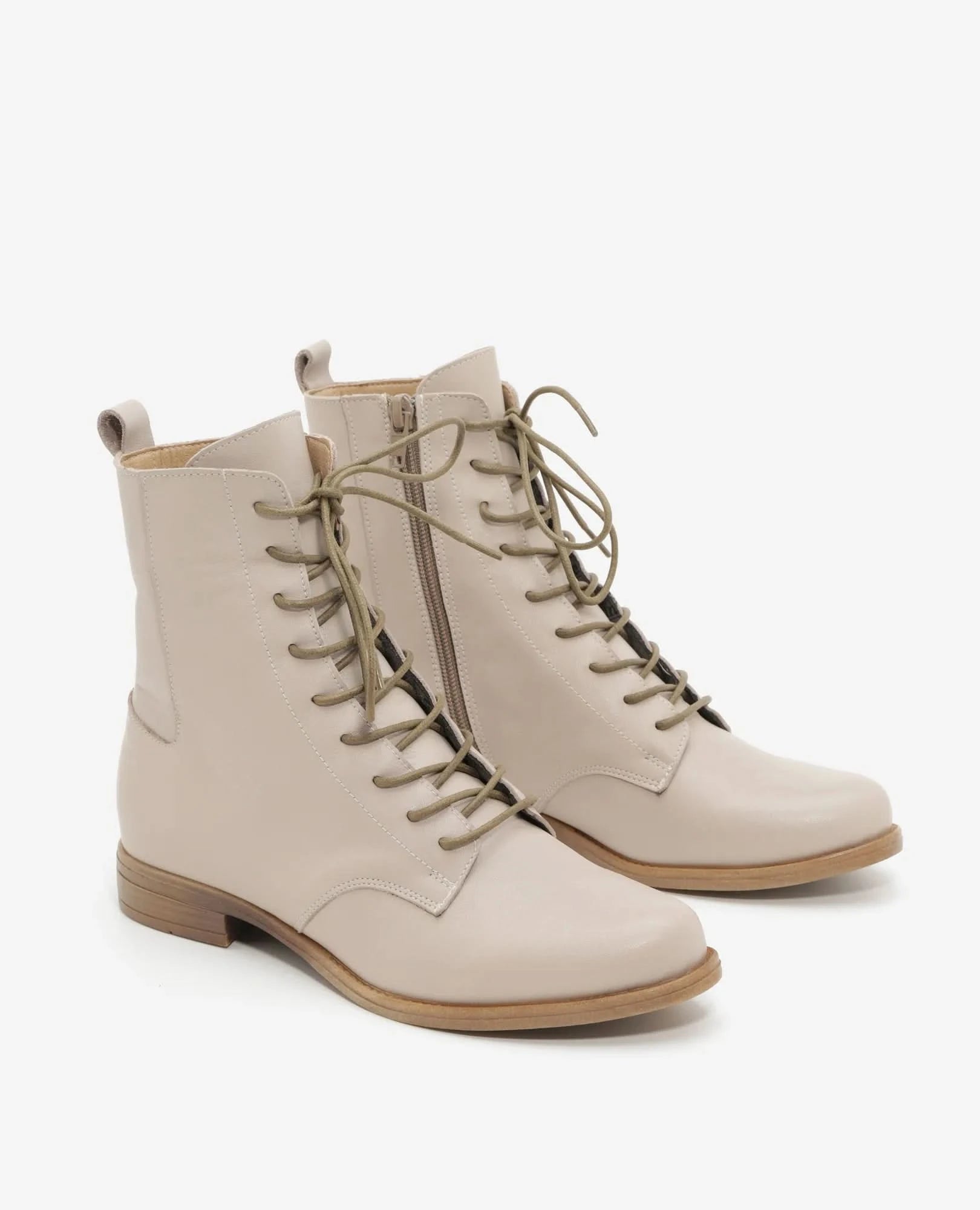 מגפוני שרוכים קלאסים דגם כנרת | מגפונים מעור לנשים - בי יוניק