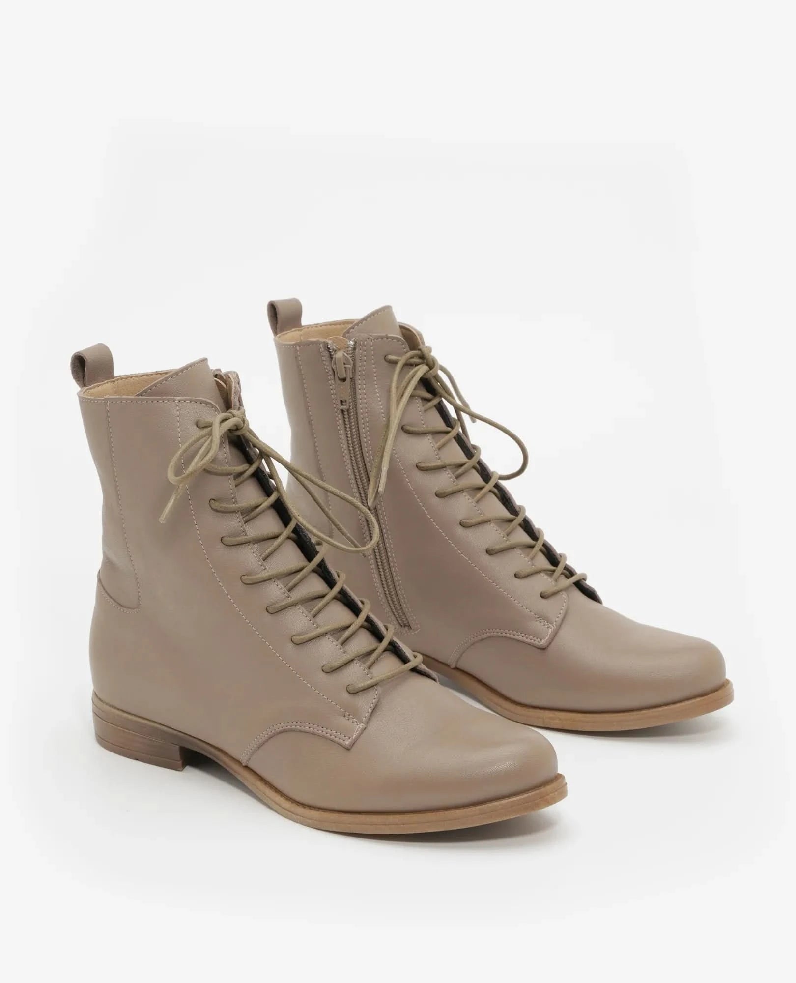 מגפוני שרוכים קלאסים דגם כנרת | מגפונים מעור לנשים - בי יוניק