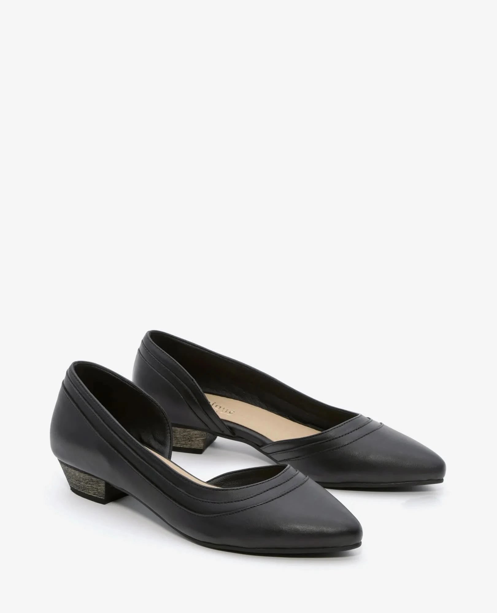 נעלי סירה אלגנטיות עם עקב נמוך דגם מלאני- באתר ובחנויות בי יוניק