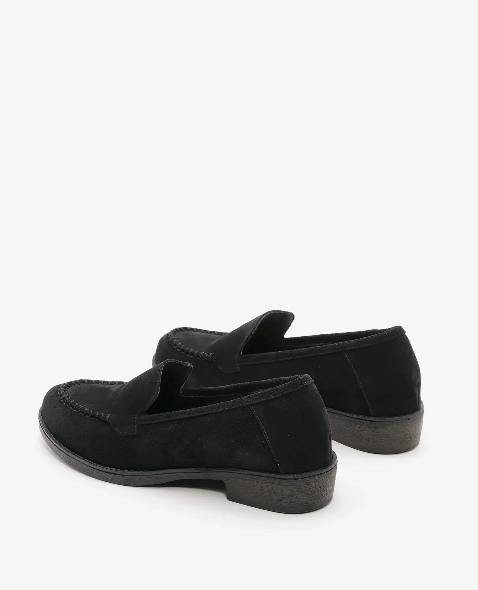 נעלי מוקסין קלאסיות לנשים מעור זמש איכותי דגם סנדרה | בי יוניק