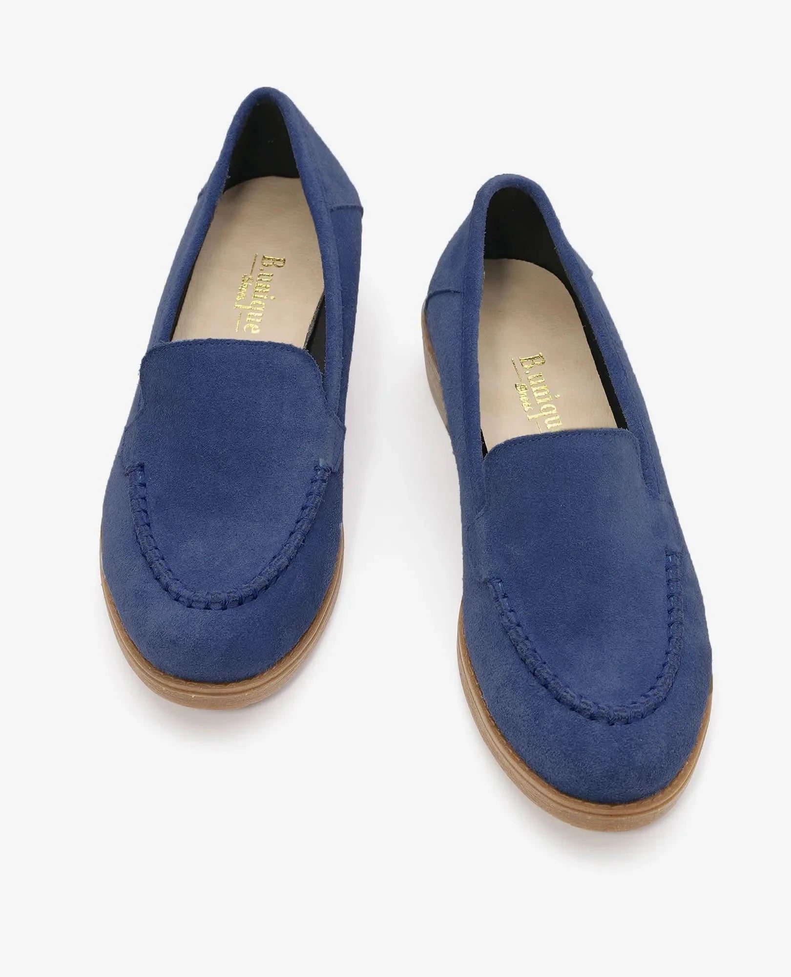 נעלי מוקסין קלאסיות לנשים מעור זמש איכותי דגם סנדרה | בי יוניק