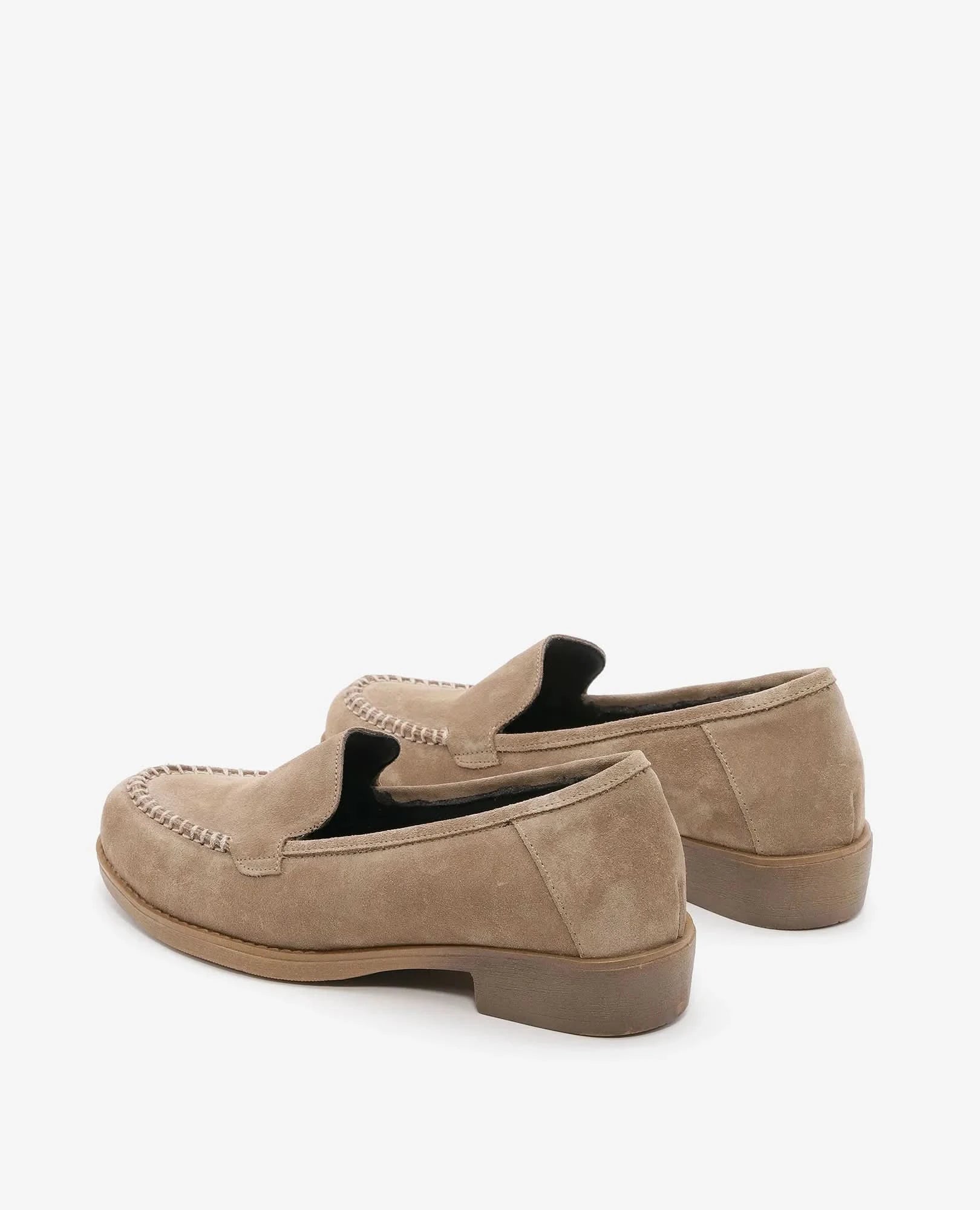 נעלי מוקסין קלאסיות לנשים מעור זמש איכותי דגם סנדרה | בי יוניק