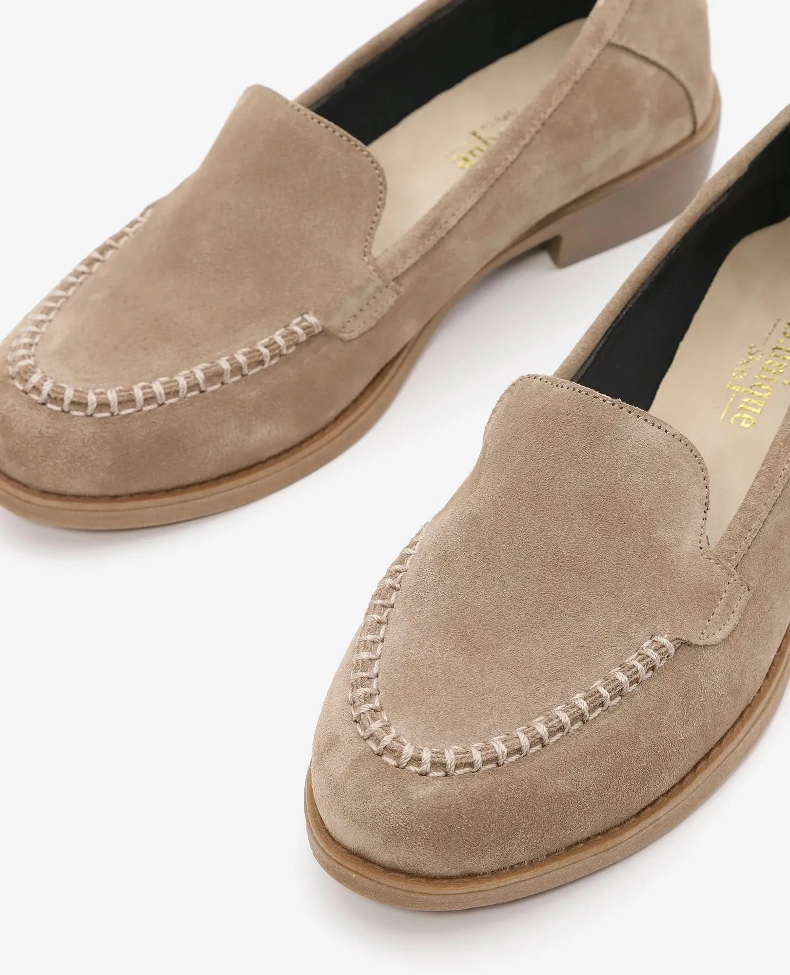 נעלי מוקסין קלאסיות לנשים מעור זמש איכותי דגם סנדרה | בי יוניק