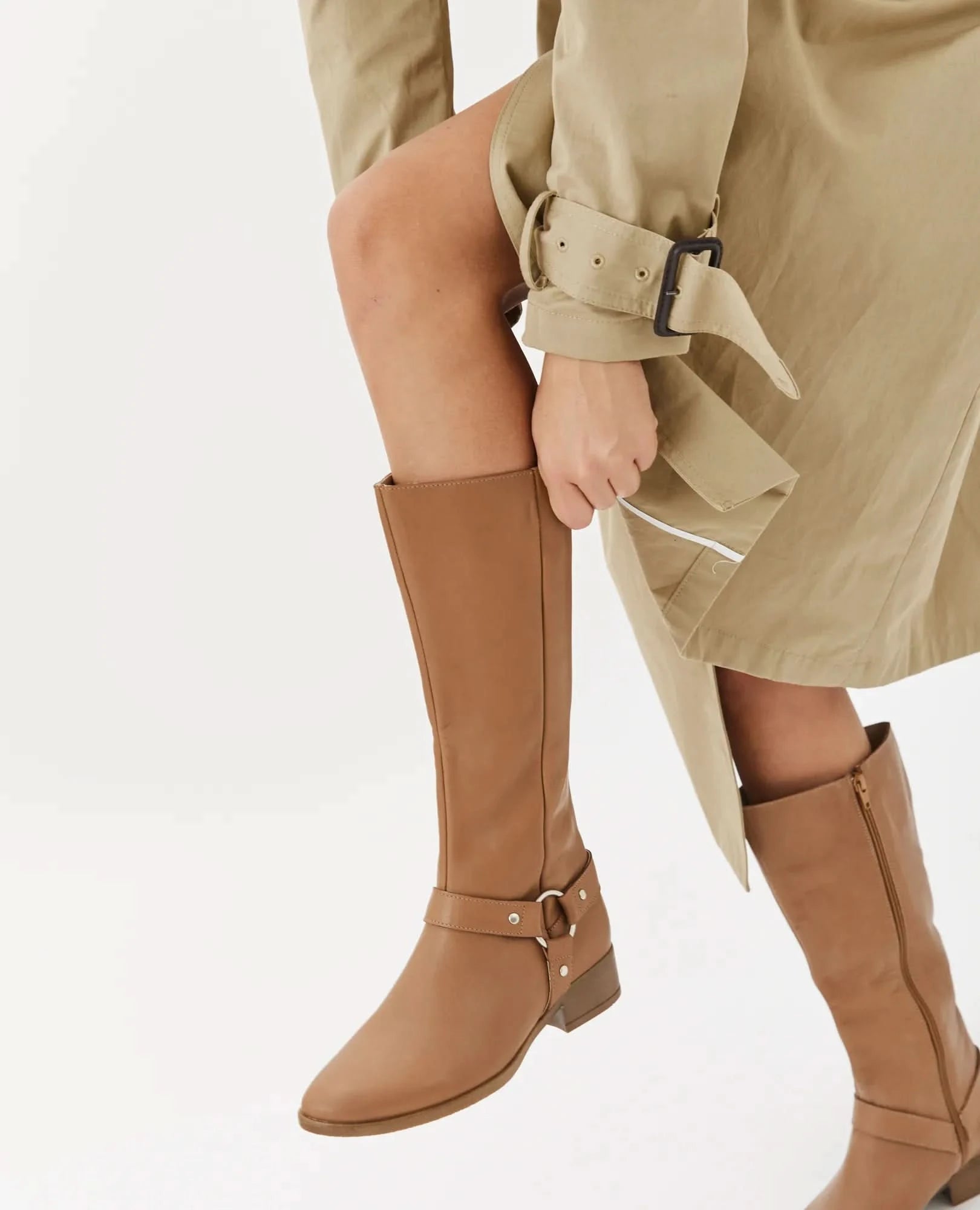 מגפיים מעור איכותי לנשים דגם גוון | מגפיים לנשים- בי יוניק