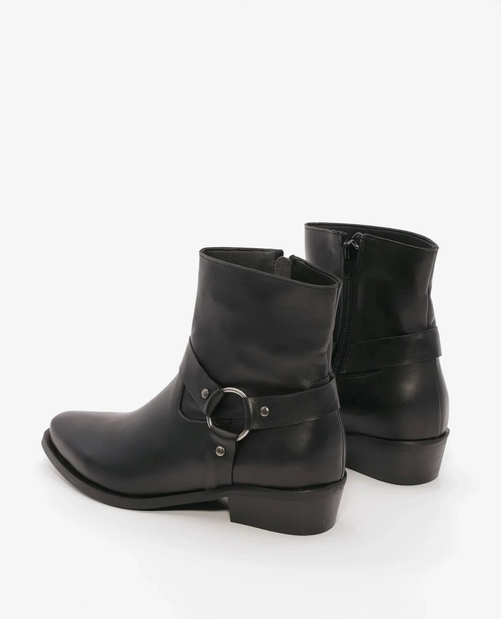 מגפוני עור איכותי בסגנון בוקרים דגם אופל- מגפונים לנשים בי יוניק