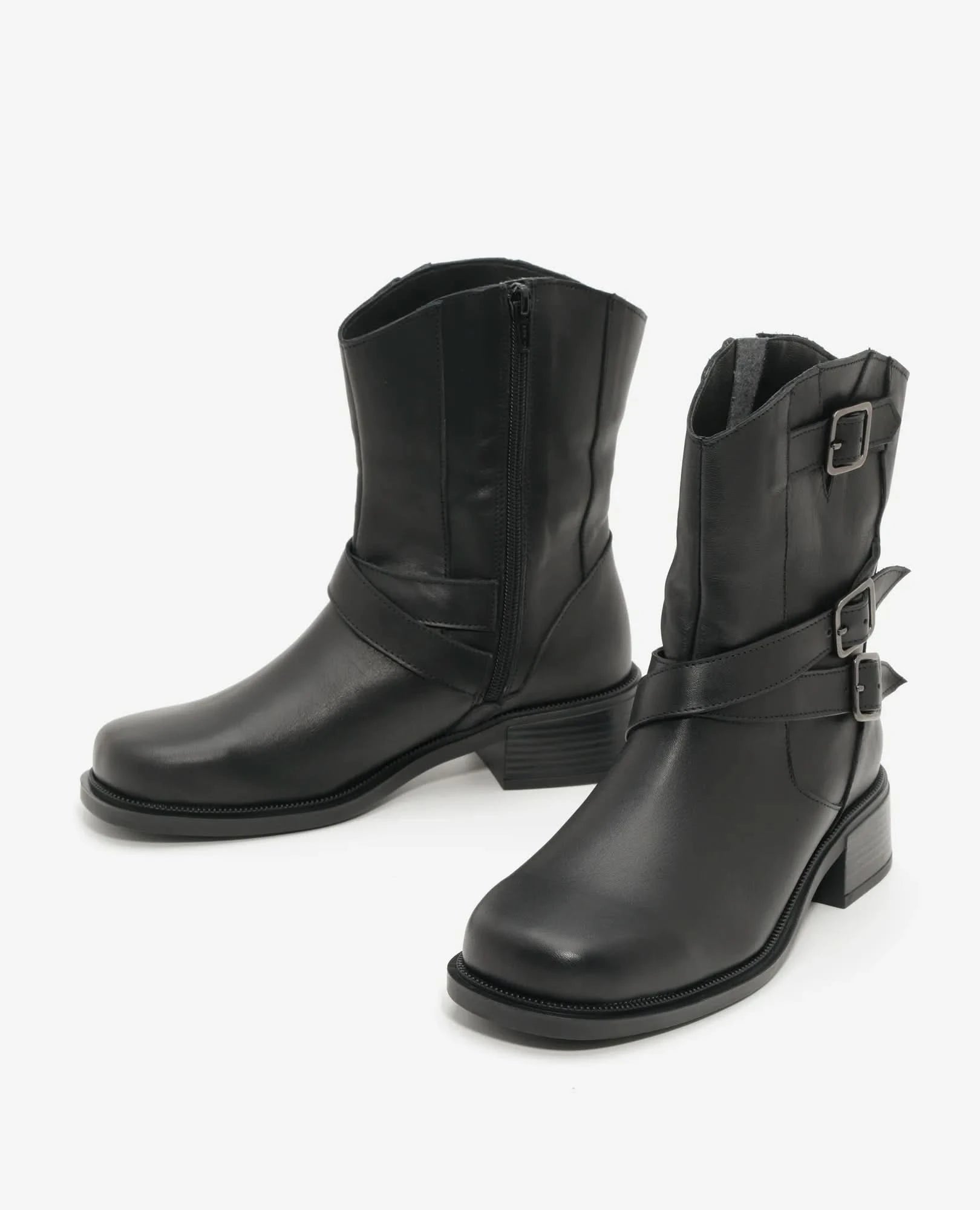 מגפוני נשים מעור איכותי דגם קורטני | מגפונים לנשים - בי יוניק