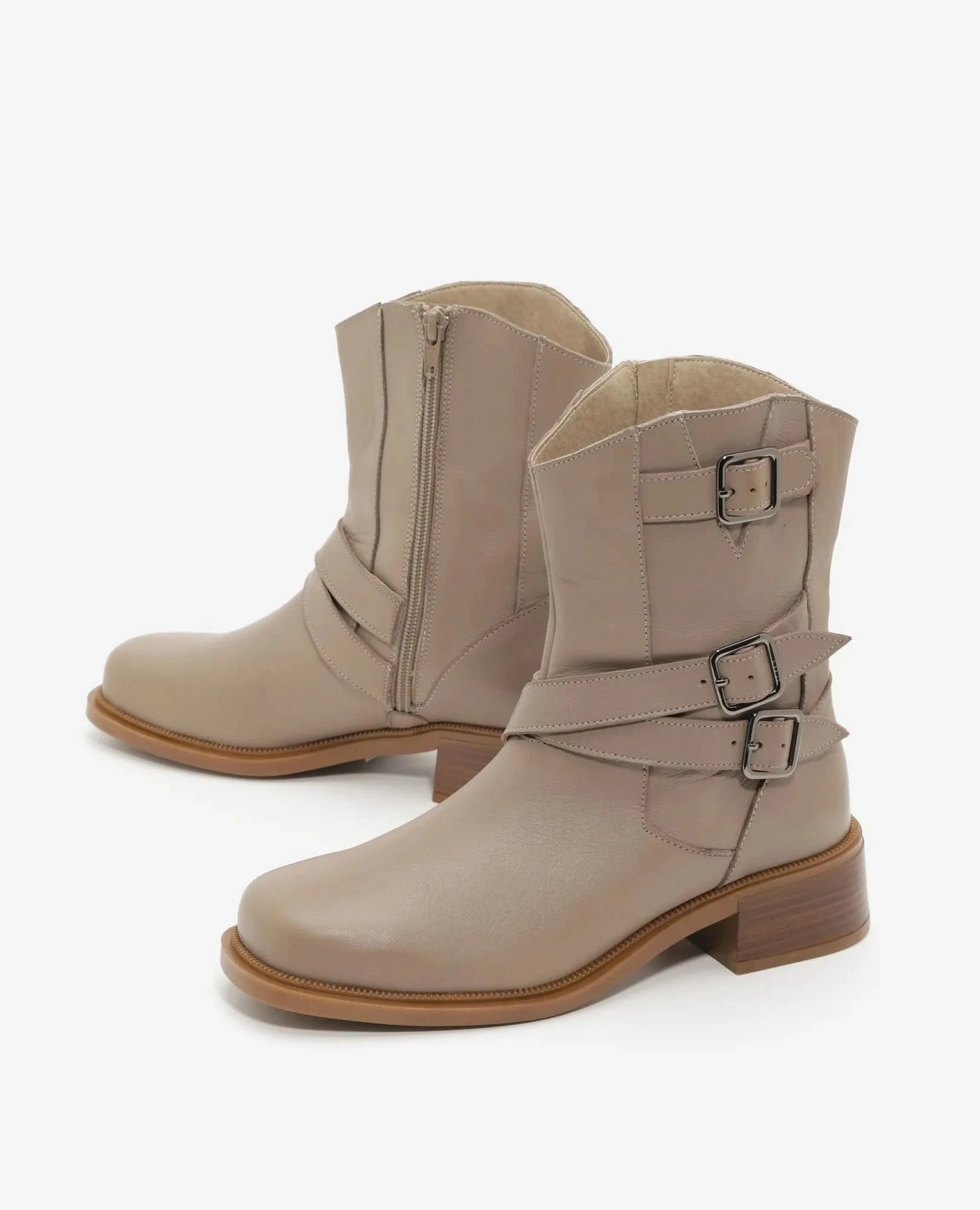 מגפוני נשים מעור איכותי דגם קורטני | מגפונים לנשים - בי יוניק