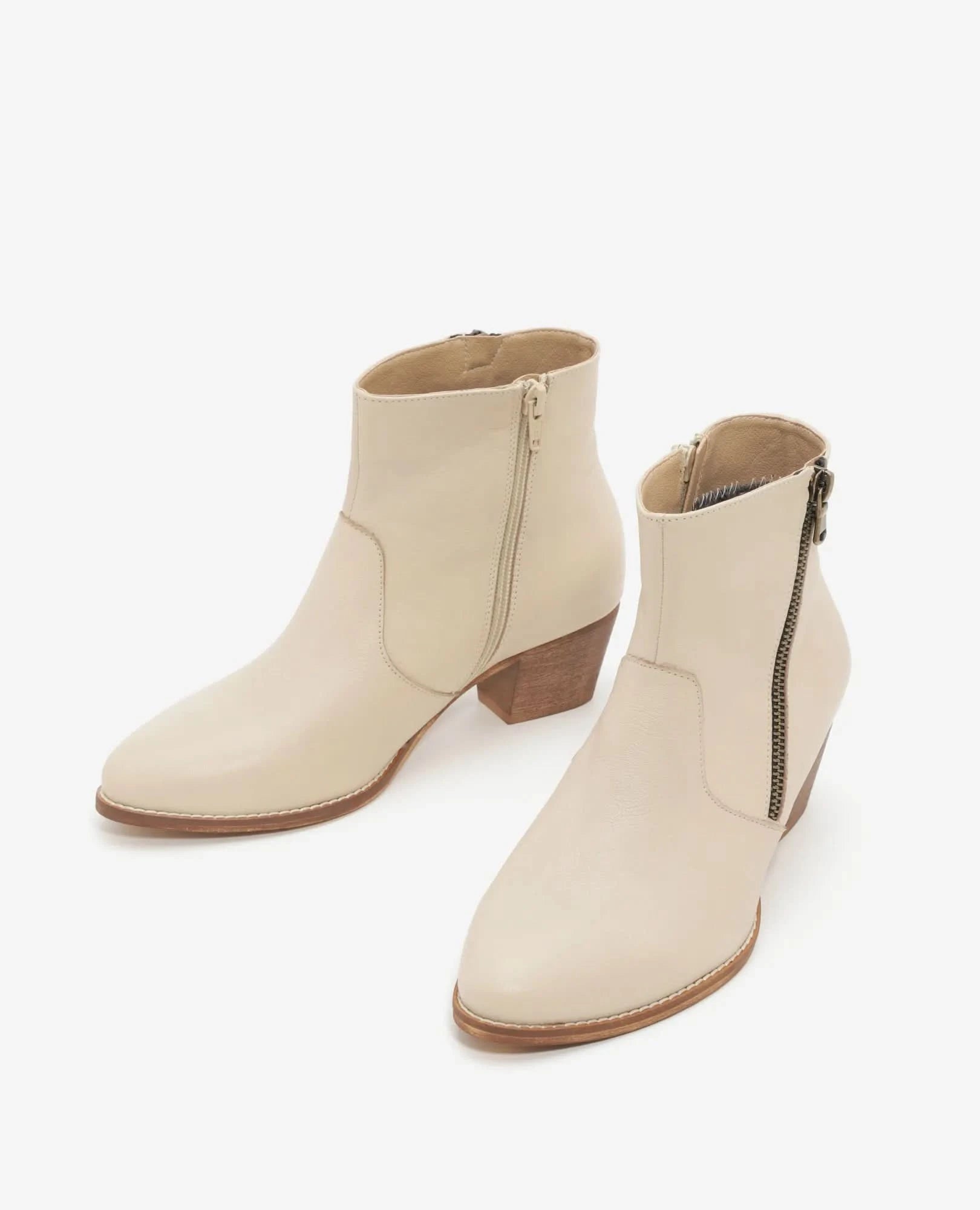 מגפוני עקב לנשים דגם זיו | מגפונים לנשים מעור- בי יוניק