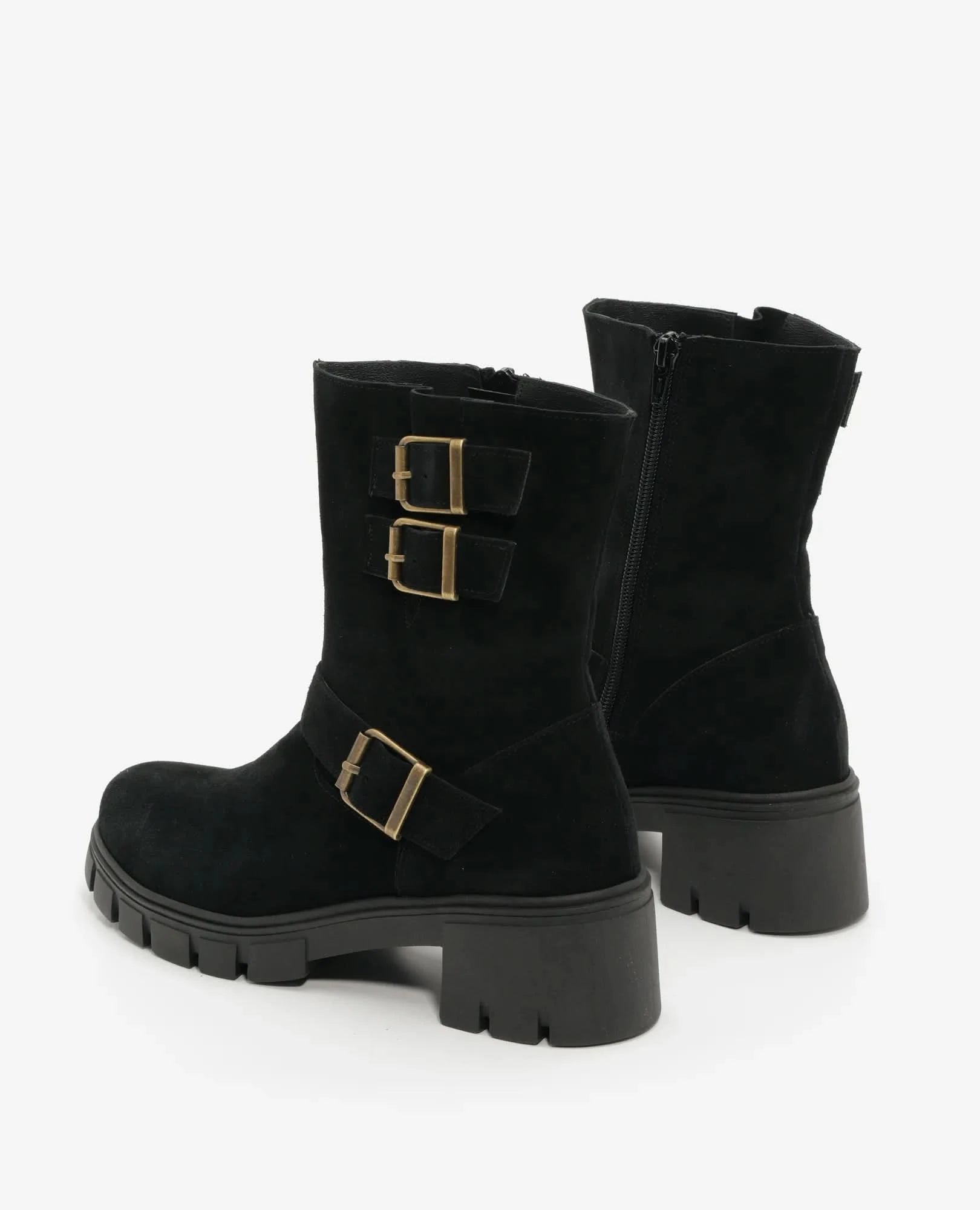 מגפוני טרקטור לנשים דגם סברינה | מגפונים לנשים | בי יוניק