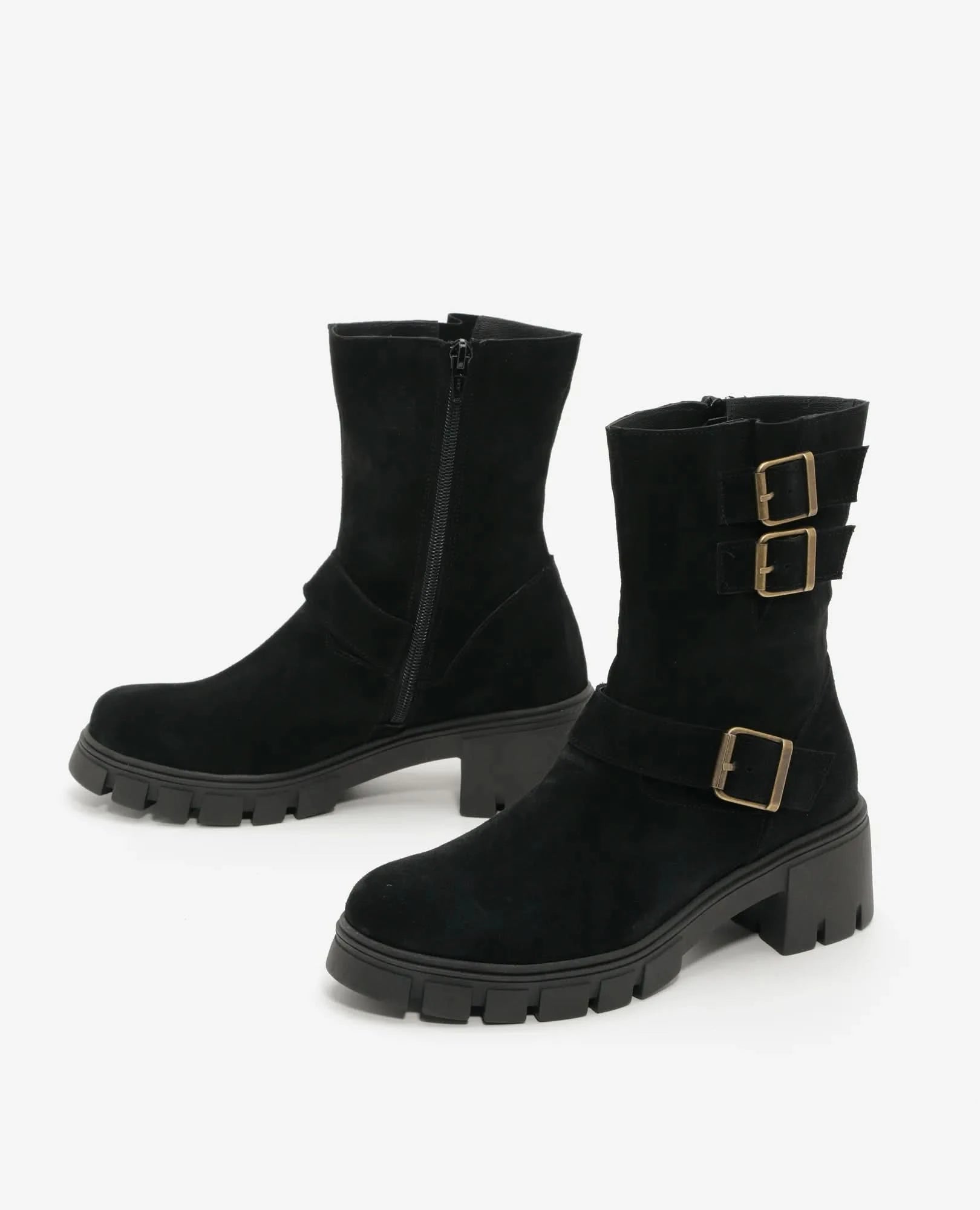 מגפוני טרקטור לנשים דגם סברינה | מגפונים לנשים | בי יוניק