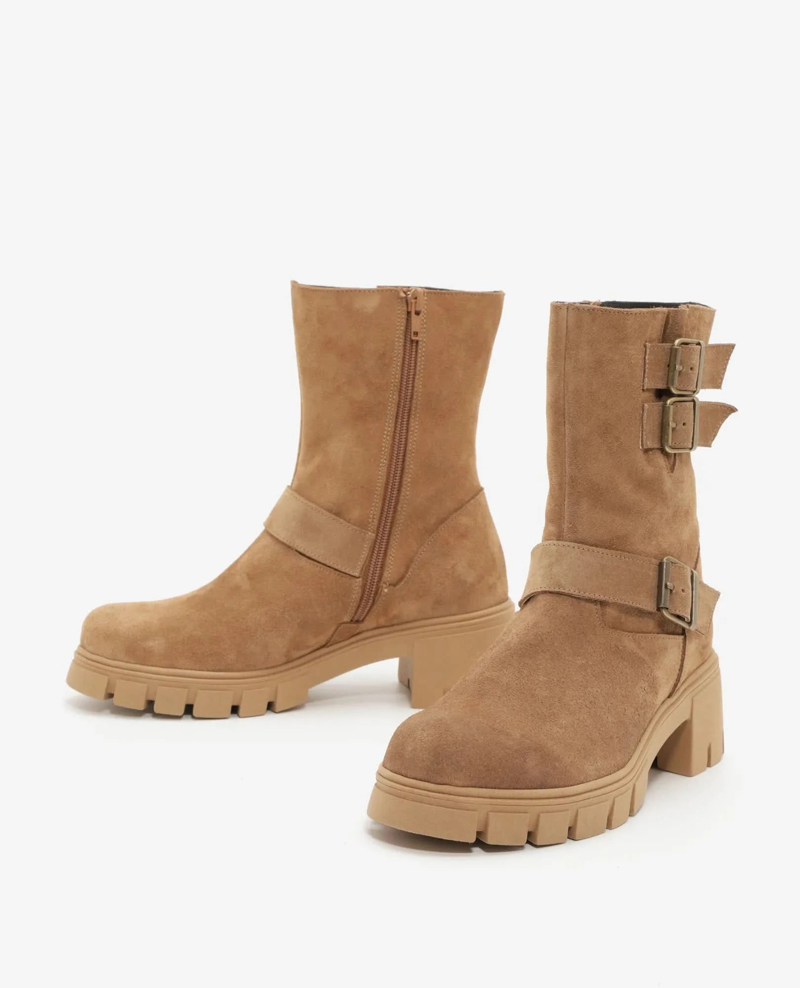 מגפוני טרקטור לנשים דגם סברינה | מגפונים לנשים | בי יוניק