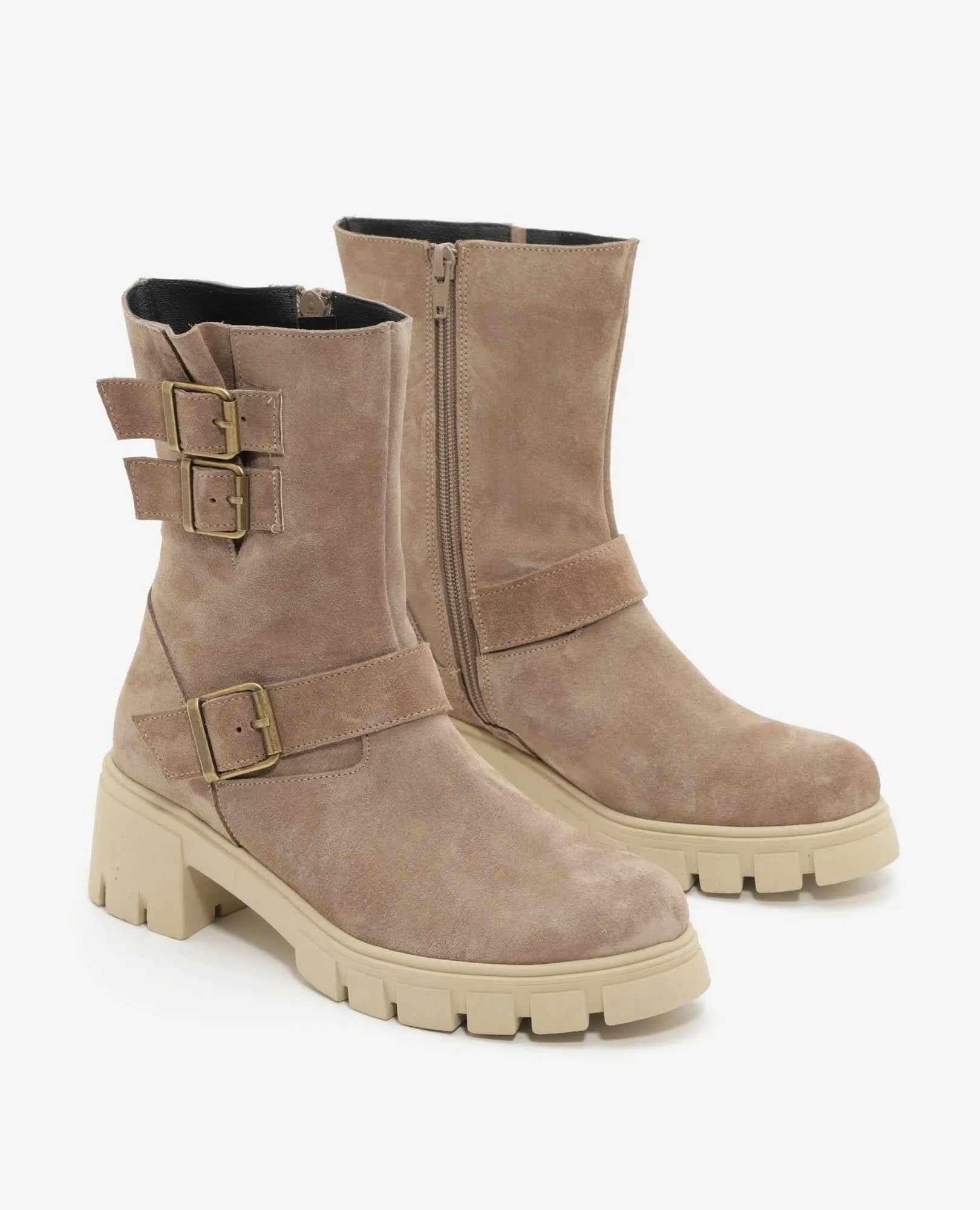 מגפוני טרקטור לנשים דגם סברינה | מגפונים לנשים | בי יוניק