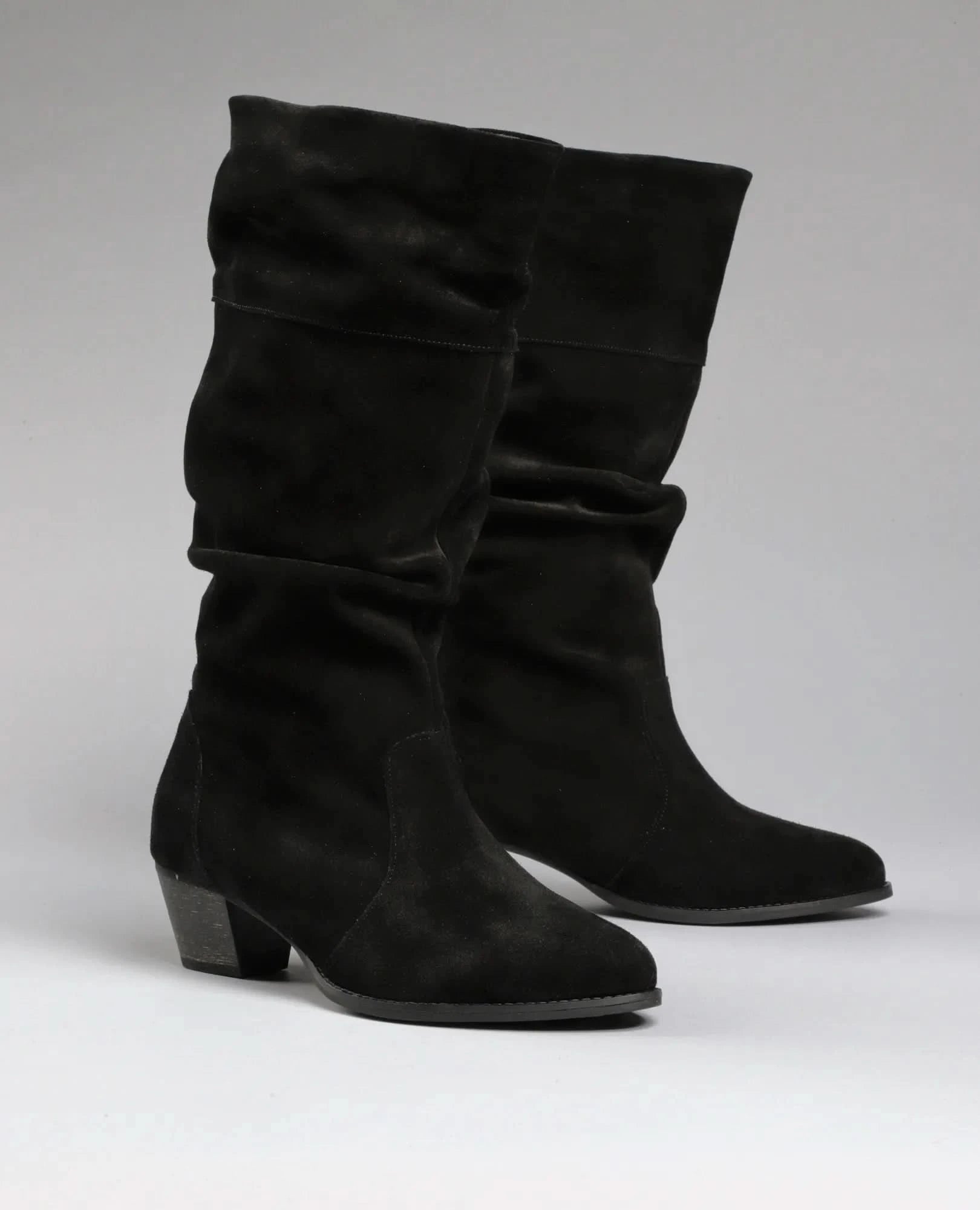 מגפי עקב - ליה - B Unique - מגפיים