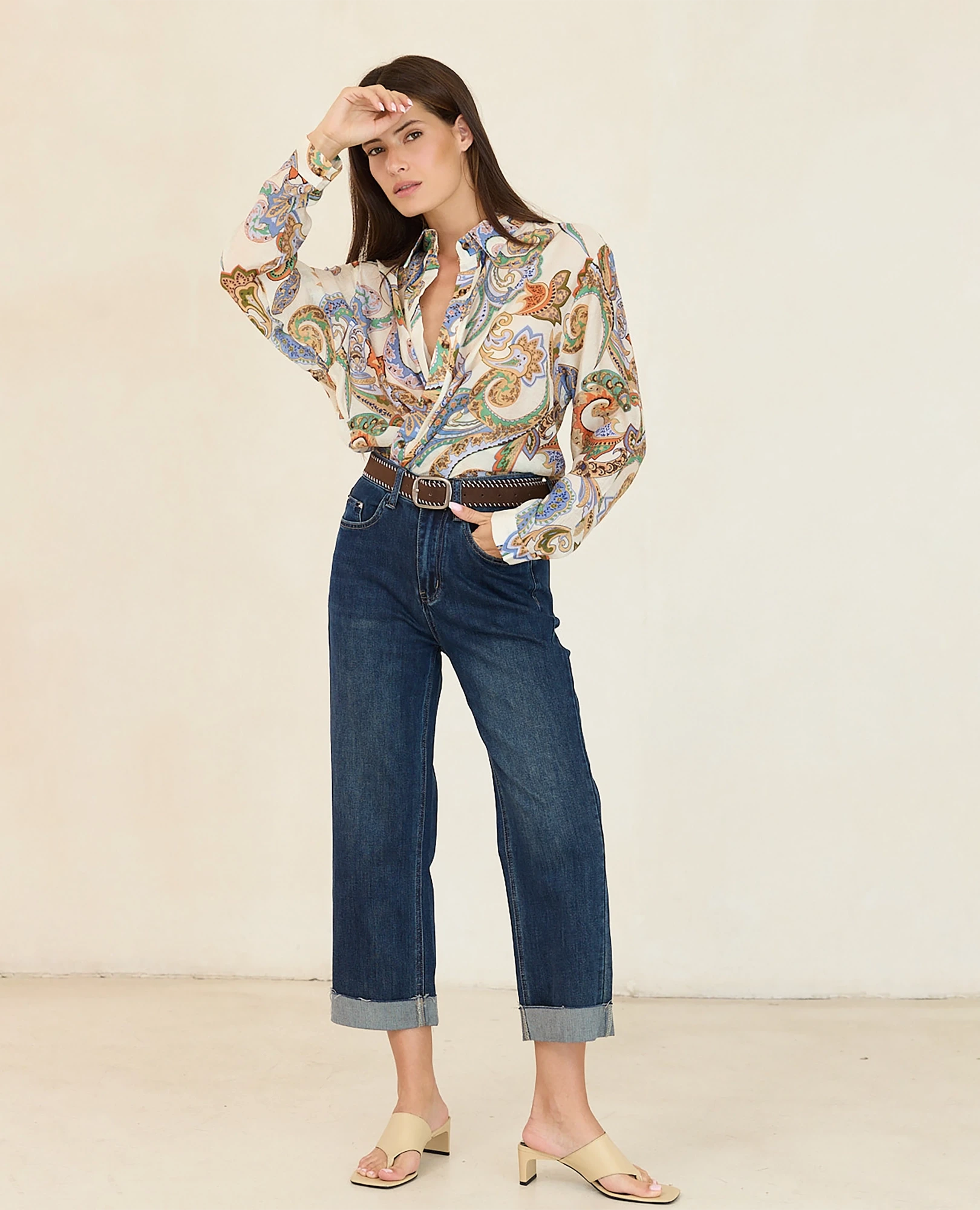 ג'ינס דגם ניו פולי - B Unique - ביגוד