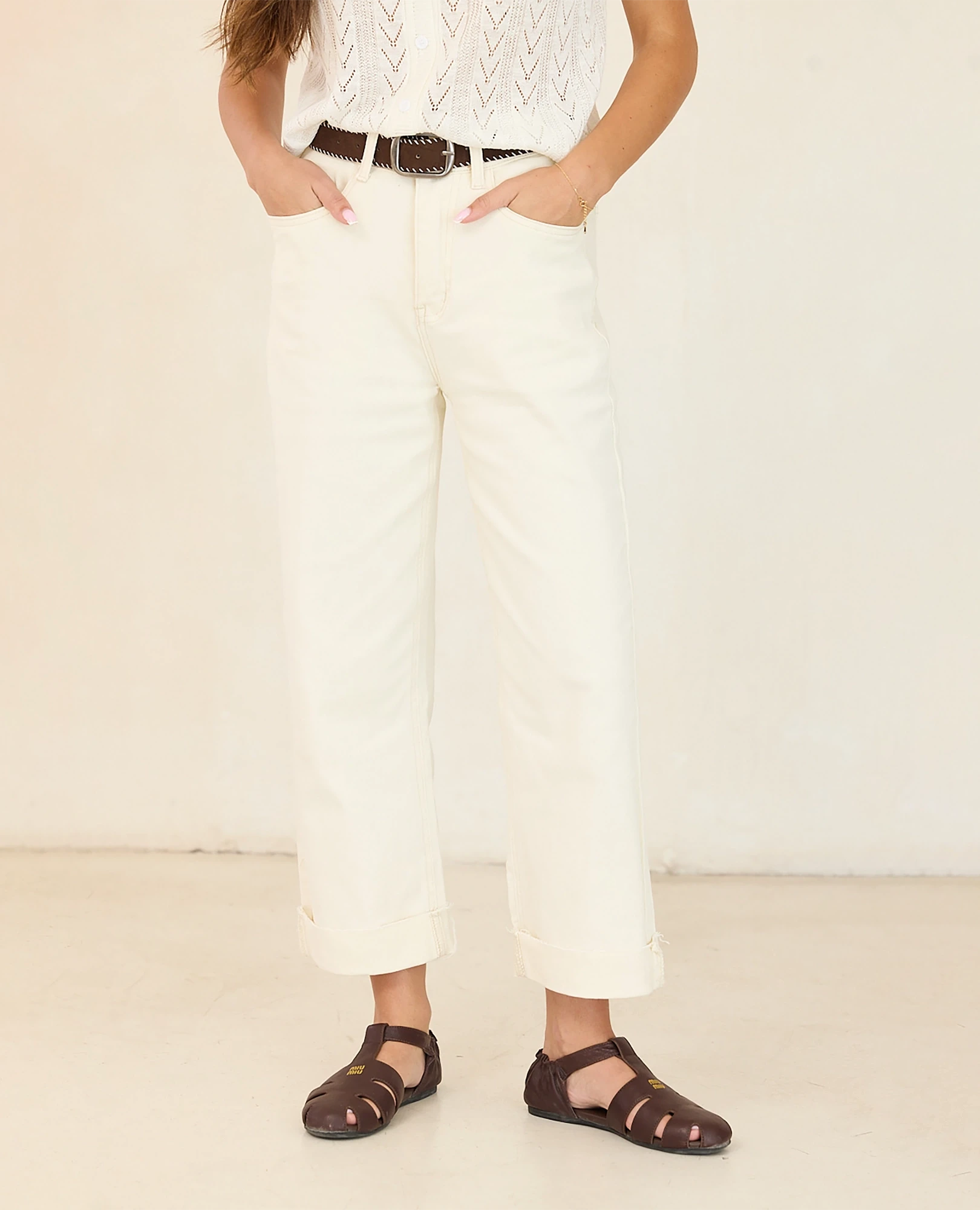 ג'ינס דגם ניו פולי - B Unique - ביגוד