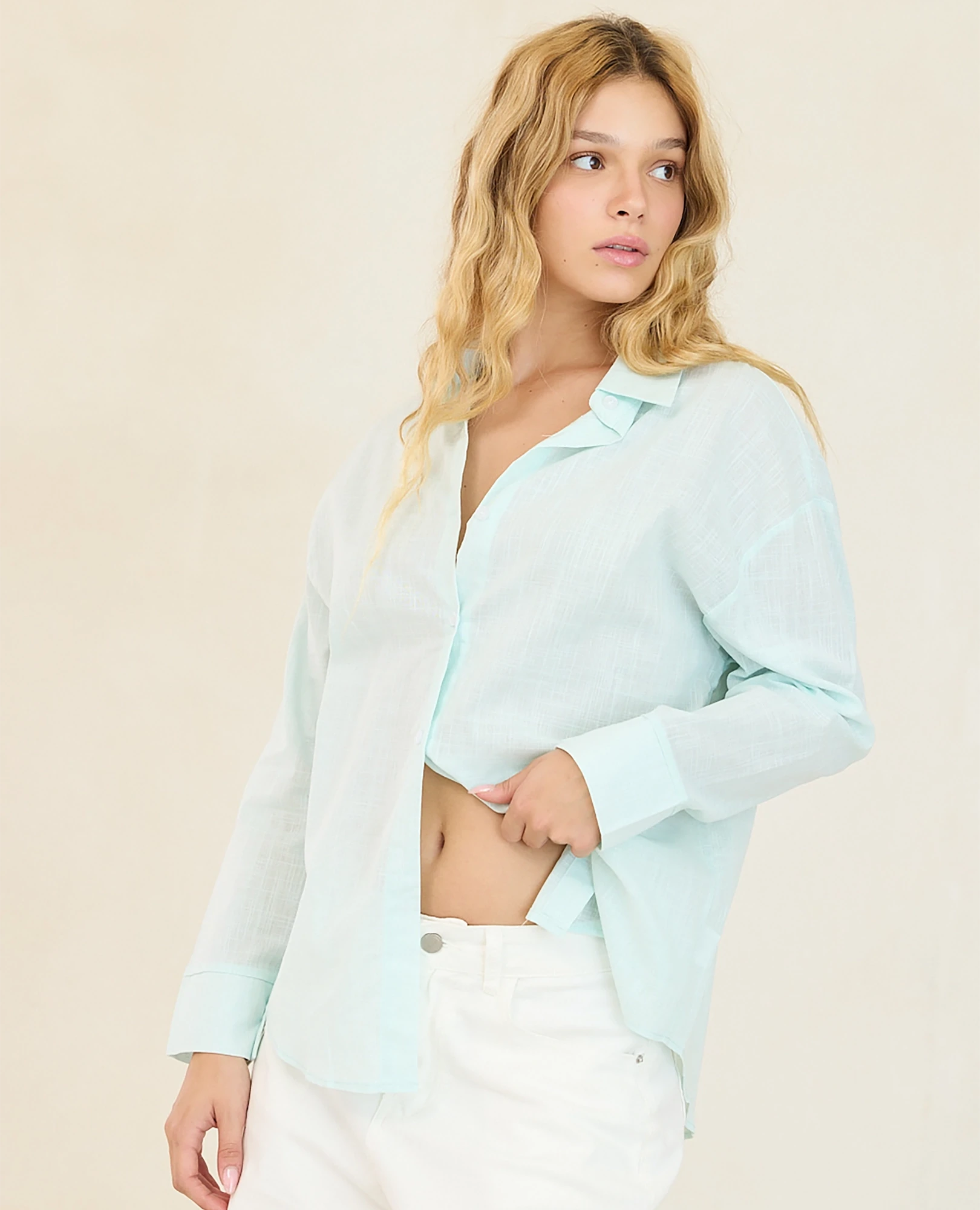 חולצת פשתן - B Unique - ביגוד