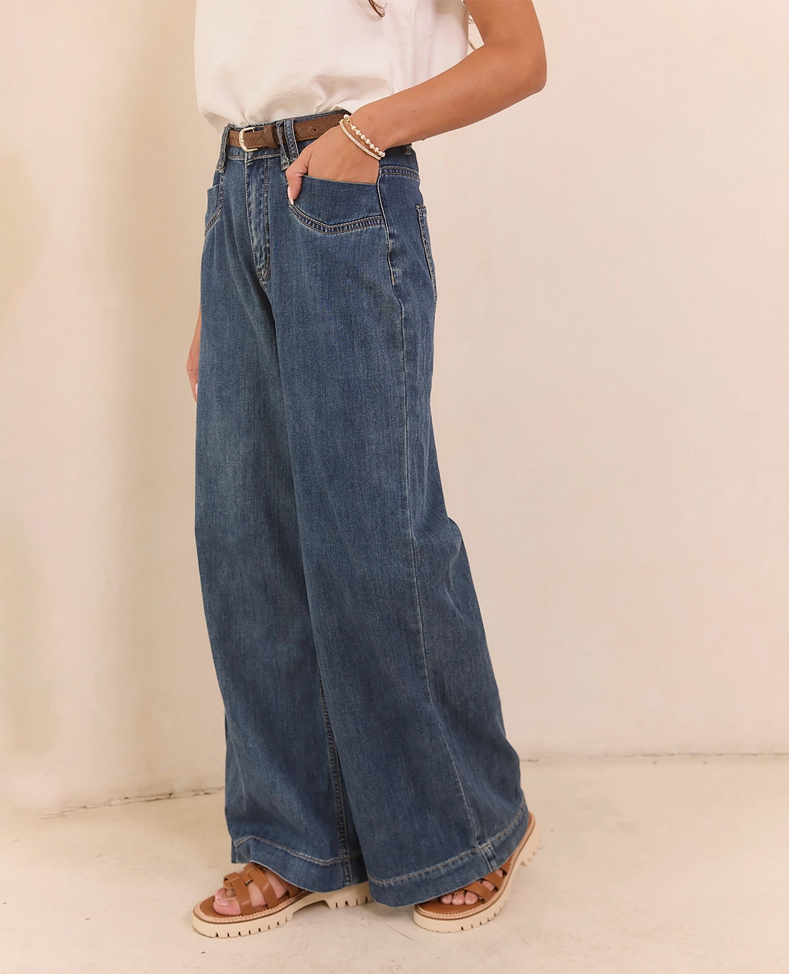 ג'ינס דגם סאן - B Unique - מכנסיים