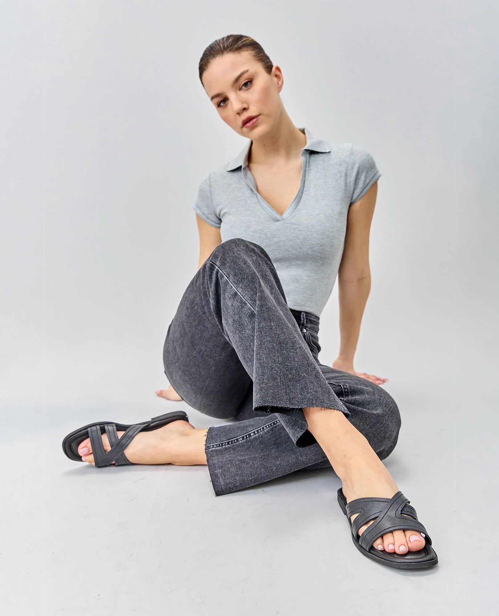 כפכפי רצועות - אלישה - B Unique