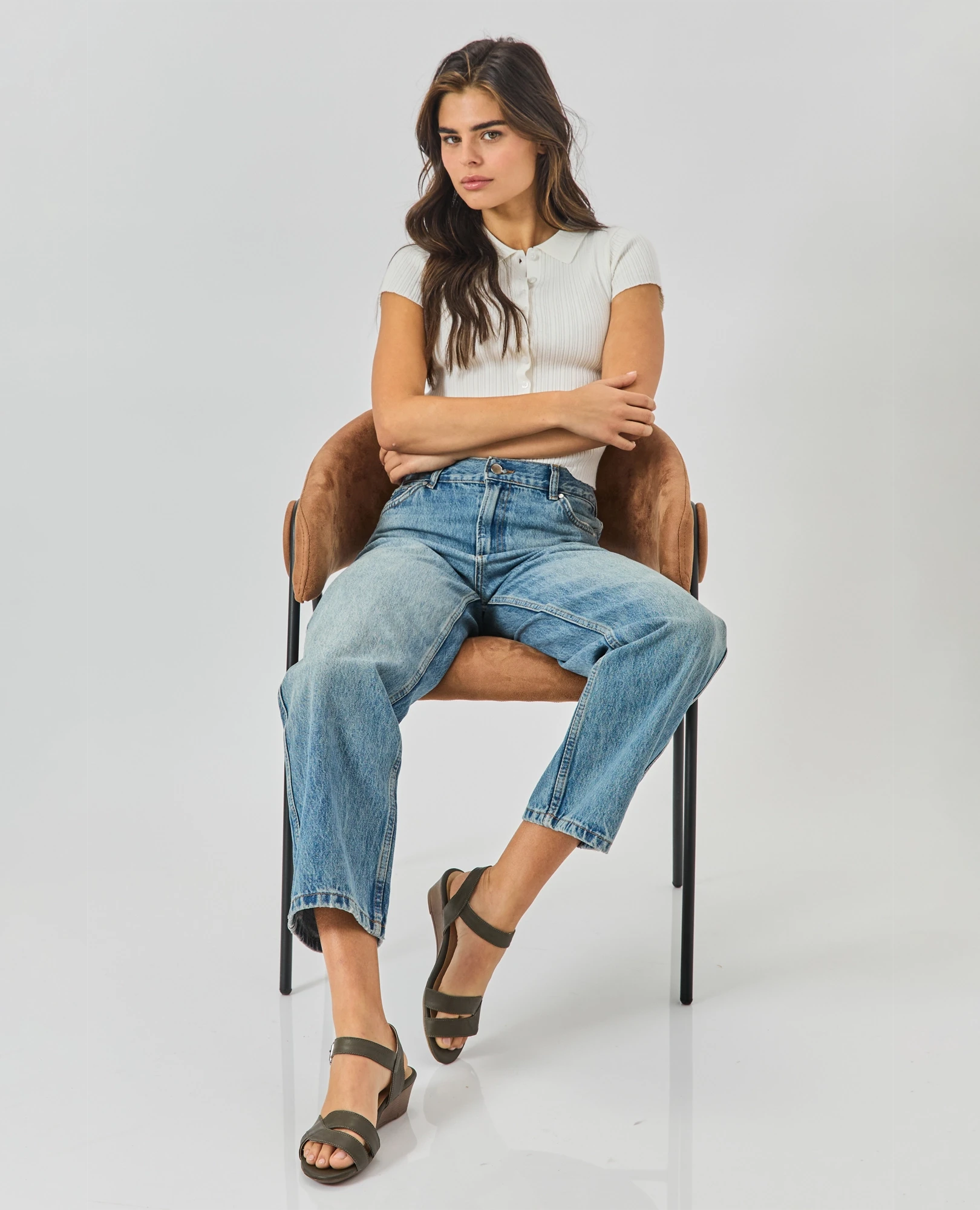 סנדלי רצועות - הילארי - B Unique - סנדלים