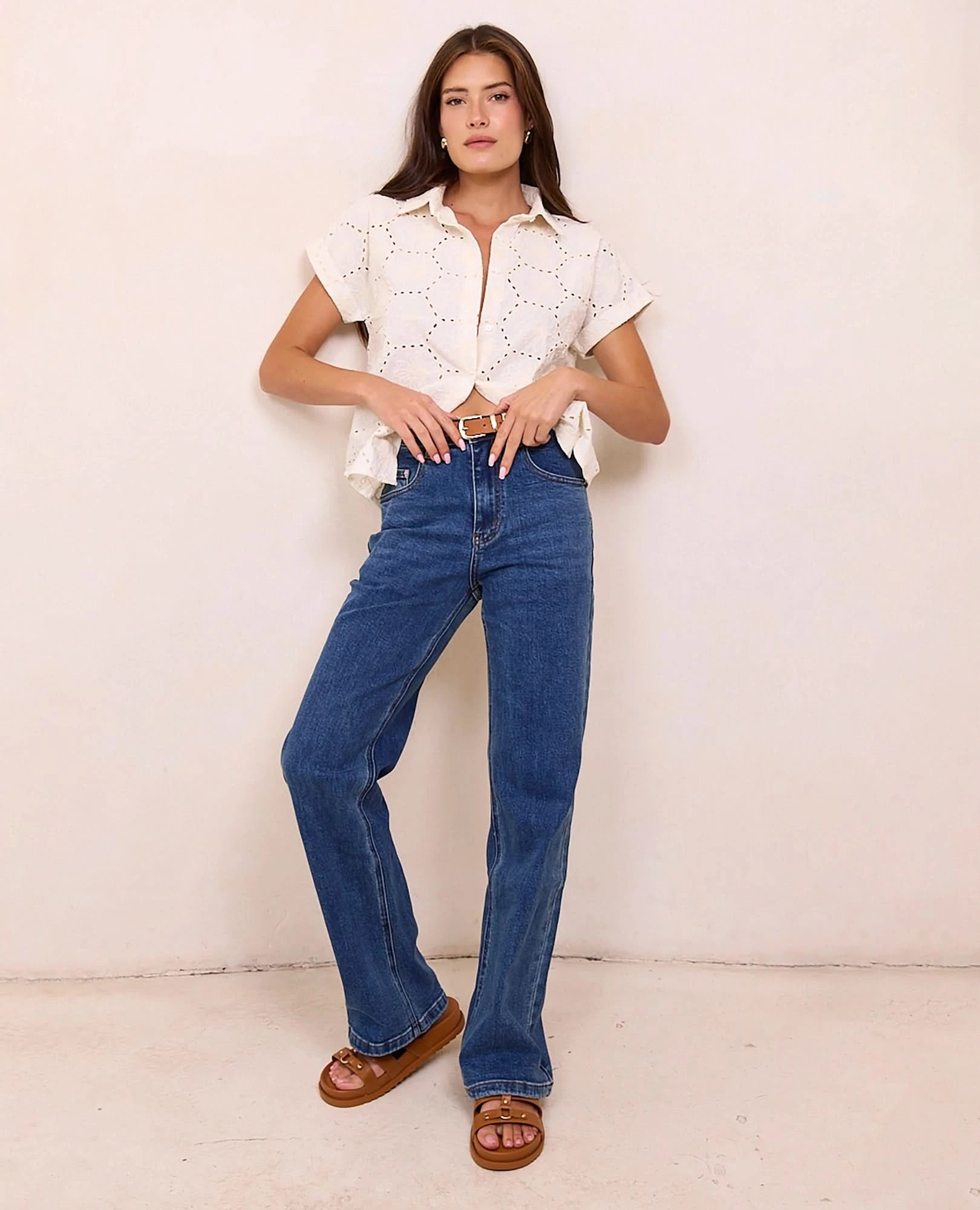 ג'ינס דגם רוז - B Unique - מכנסיים