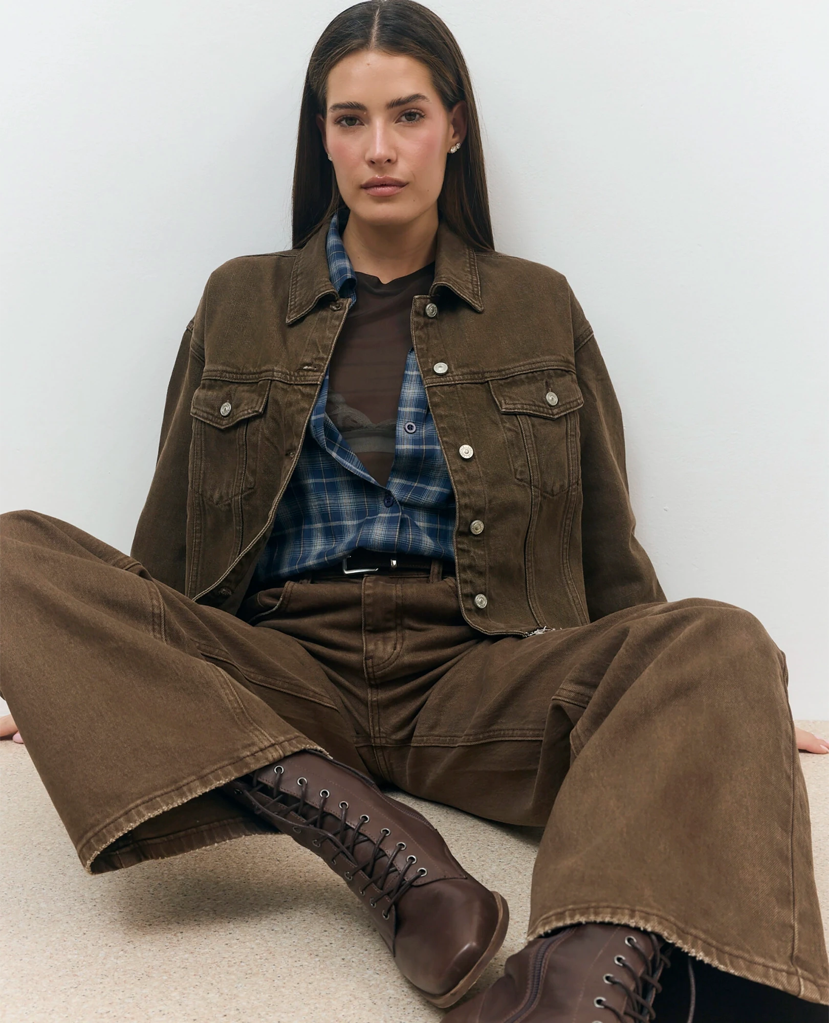 ג'קט ג'ינס גזור - B Unique - ג'קטים