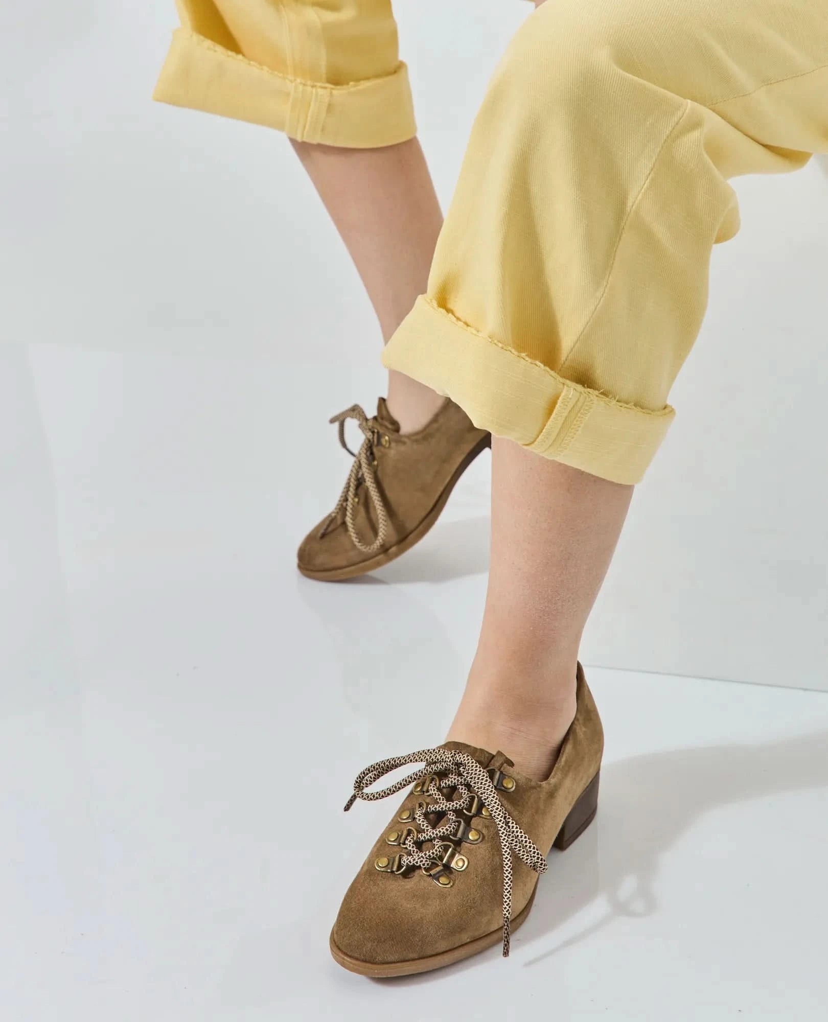 נעלי שרוכים - דוריה - B Unique - נעלי סירה