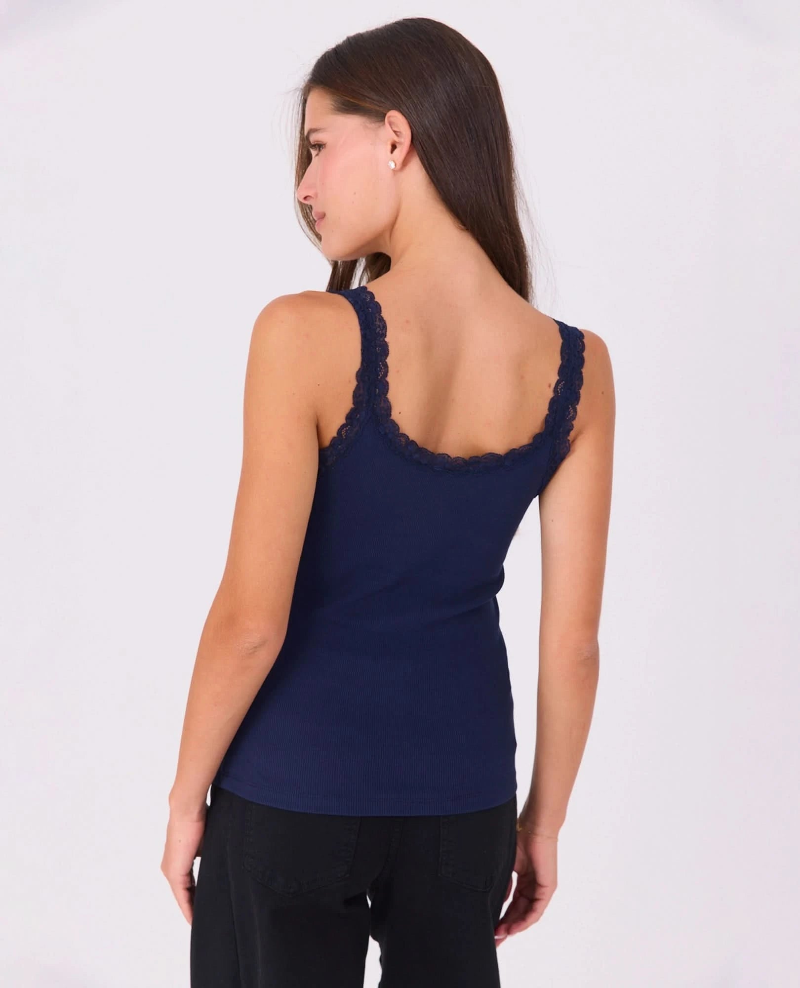 גופיה ריפ תחרה - B Unique - גופייה