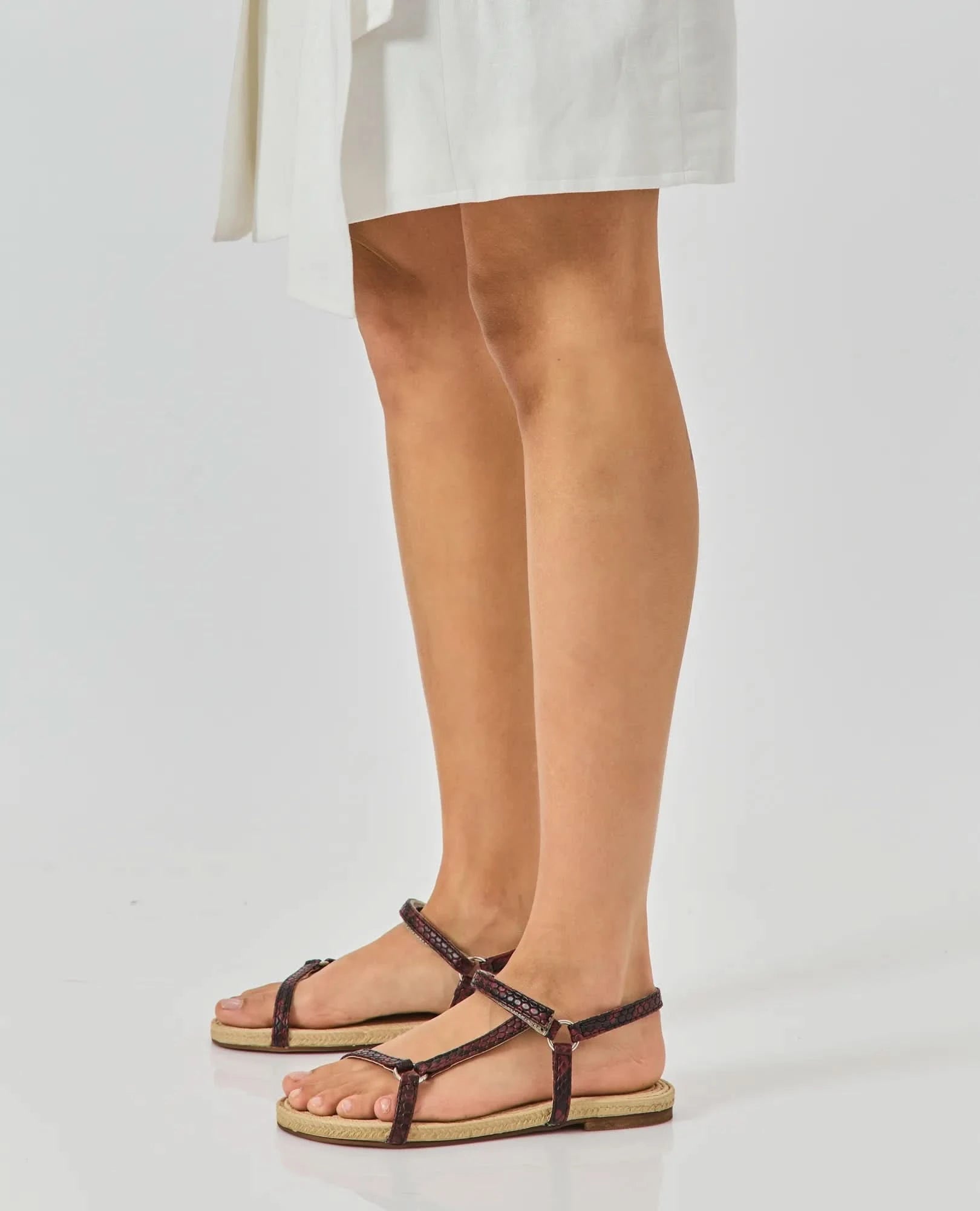 סנדלים שטוחים - ז'קלין - B Unique - סנדלים