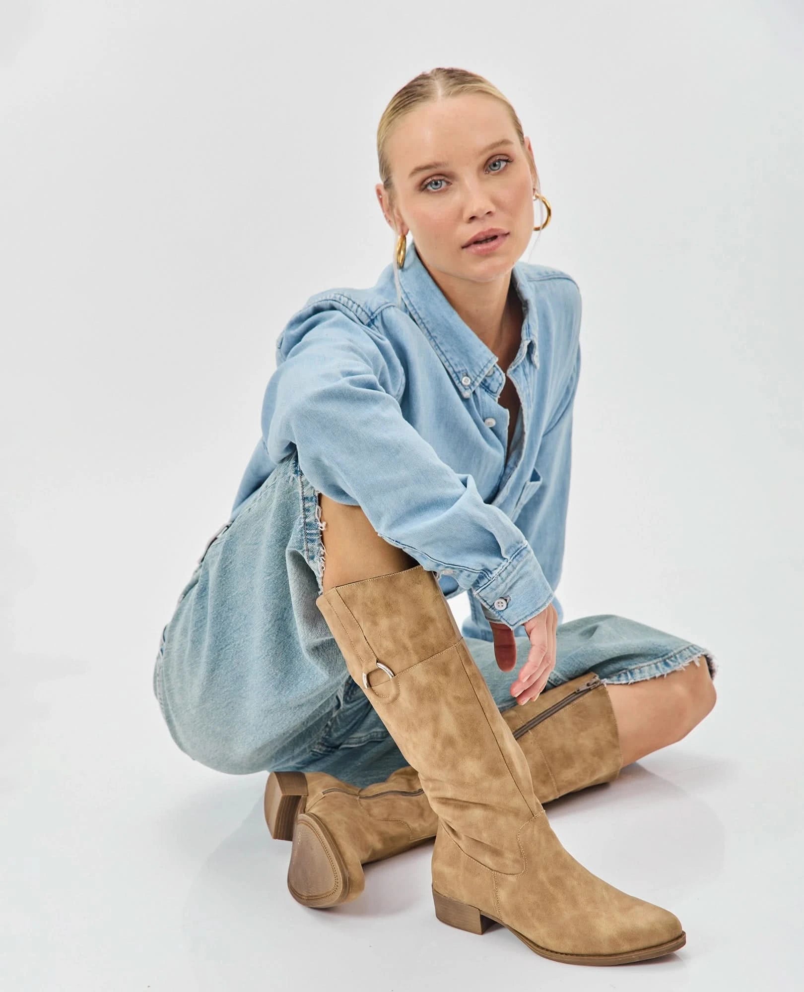 מגפיים גבוהים - נעמי - B Unique - מגפיים