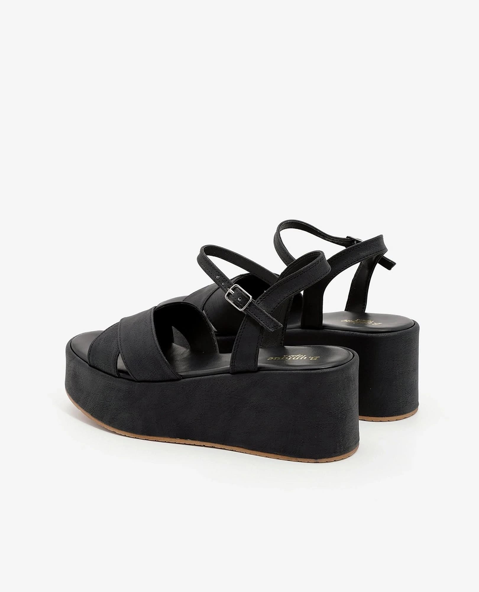 סנדלי פלטפורמה טבעוניים- דונה- בי יוניק