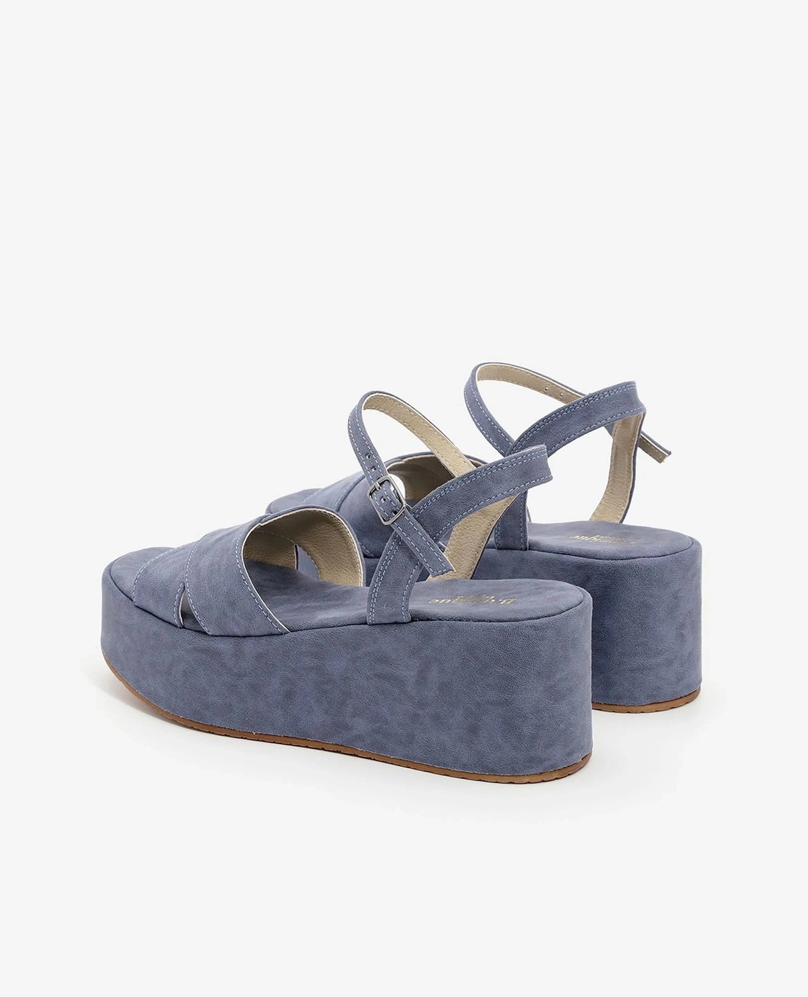 סנדלי פלטפורמה טבעוניים- דונה- בי יוניק