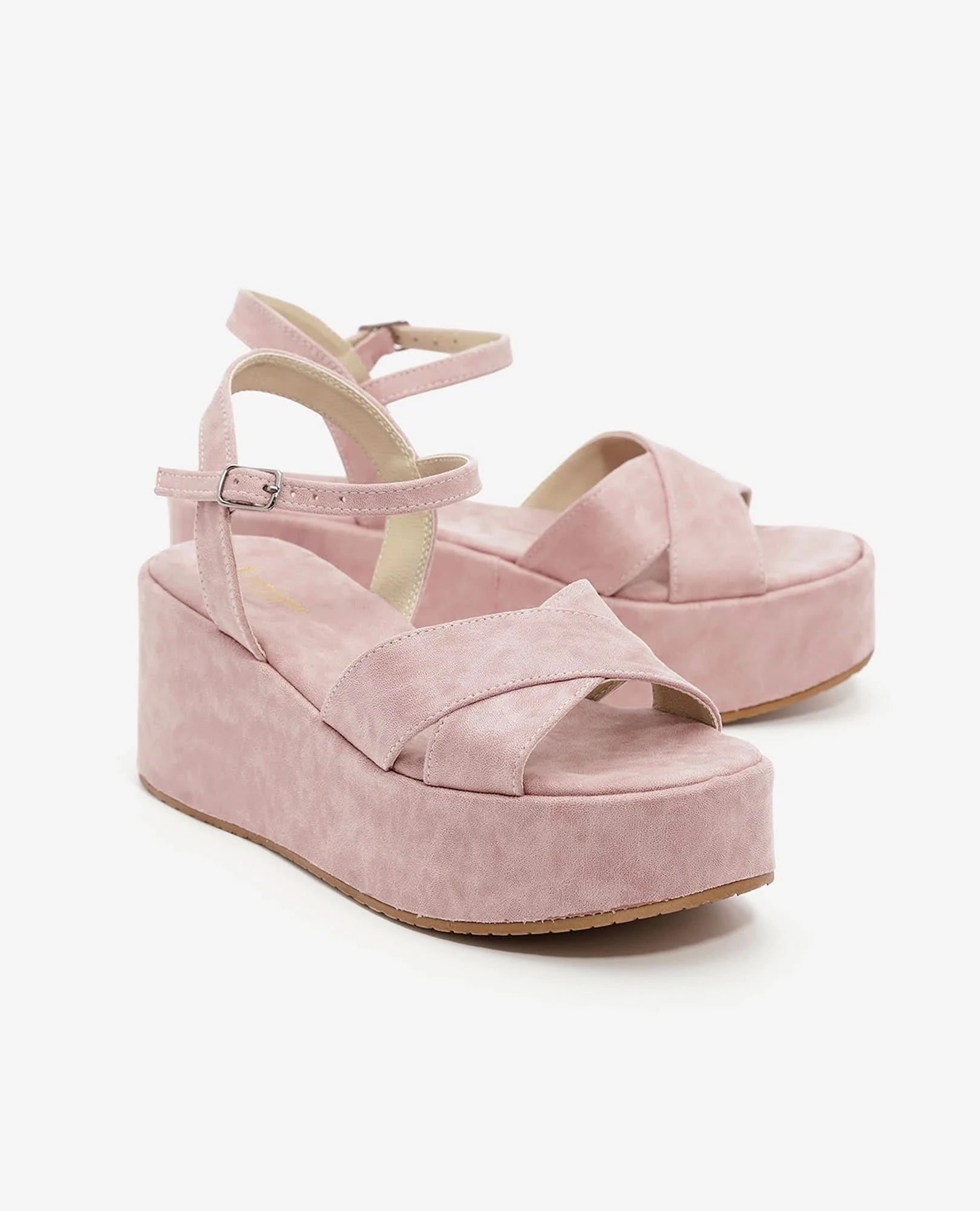 סנדלי פלטפורמה טבעוניים- דונה- בי יוניק