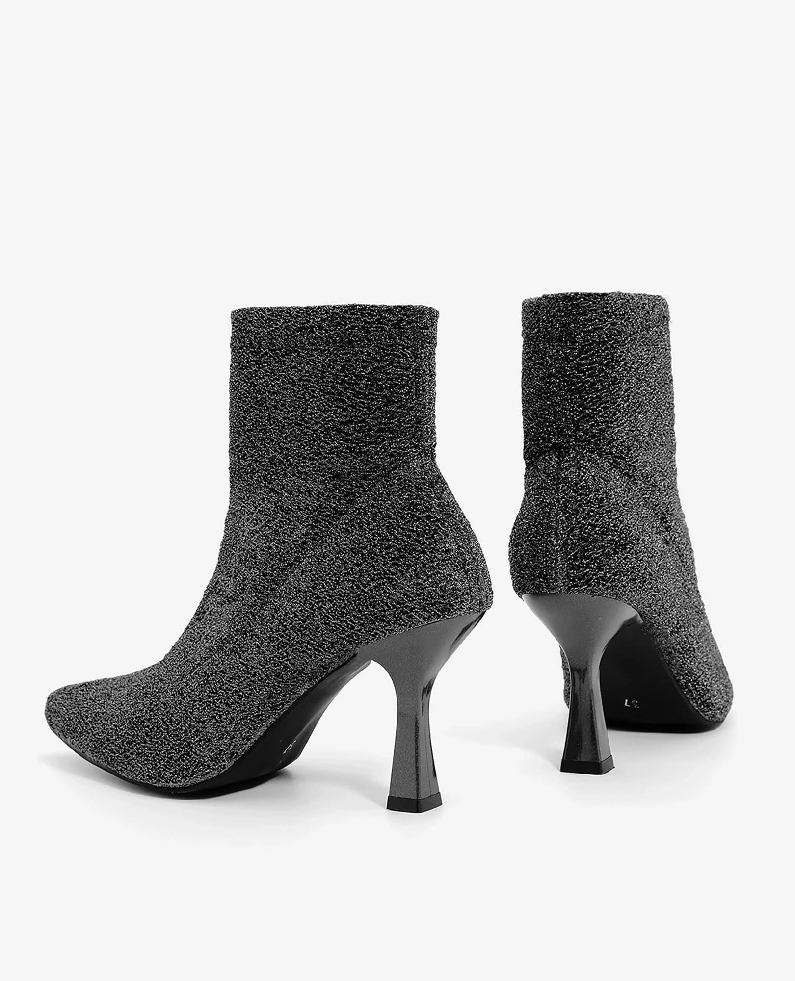 מגפון מבד סרוג מטאלי - שרון - B Unique