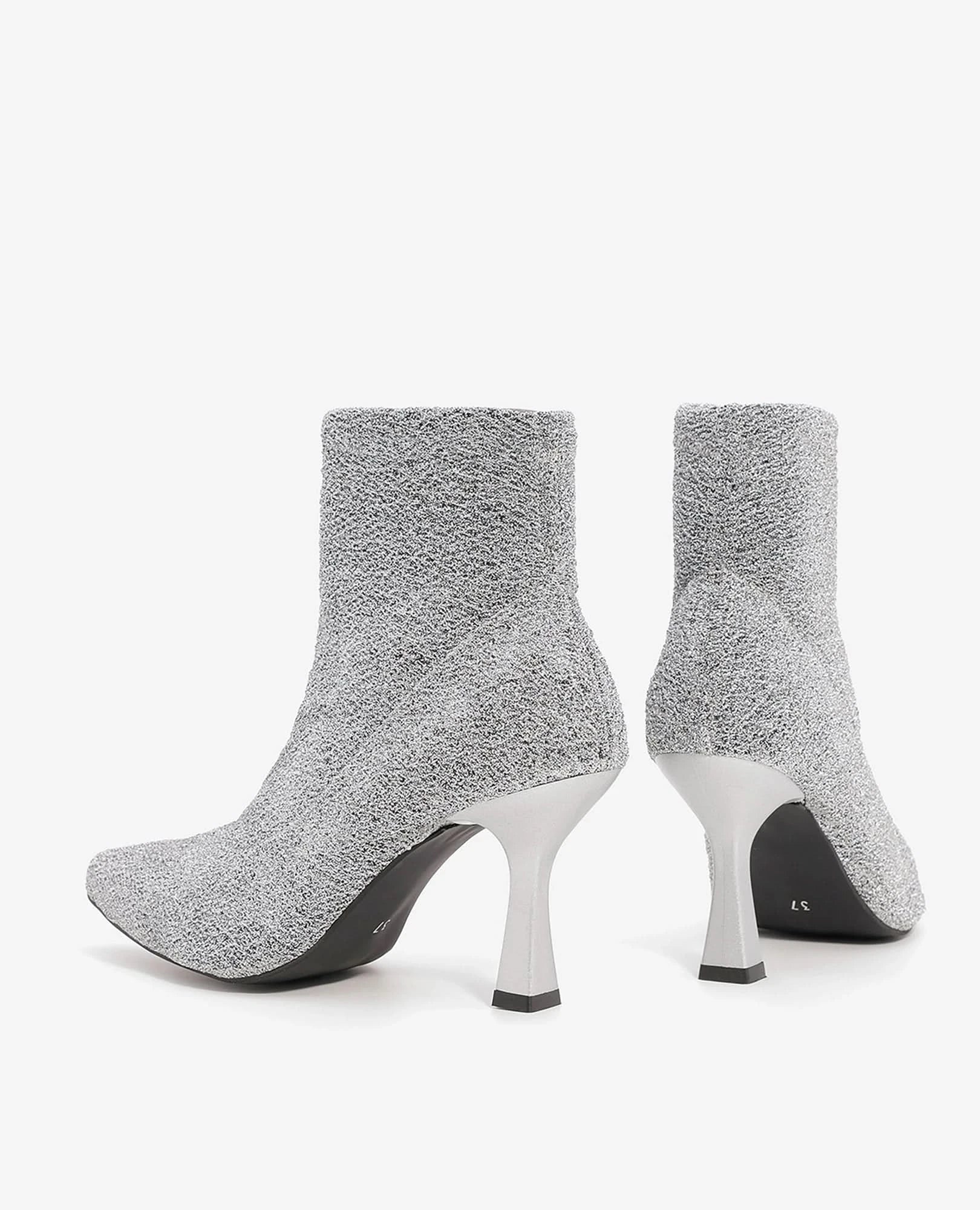 מגפון מבד סרוג מטאלי - שרון - B Unique