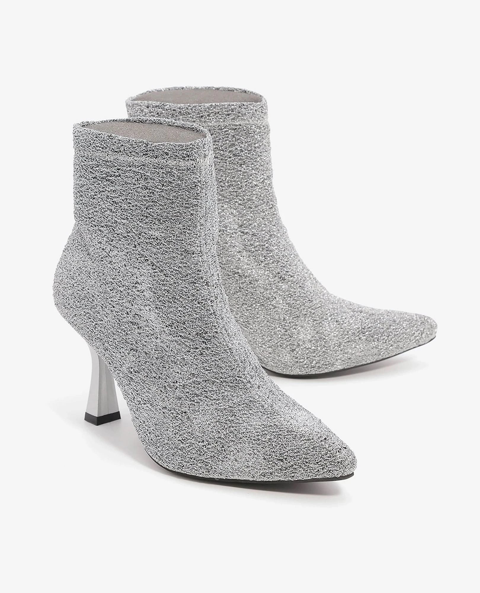 מגפון מבד סרוג מטאלי - שרון - B Unique